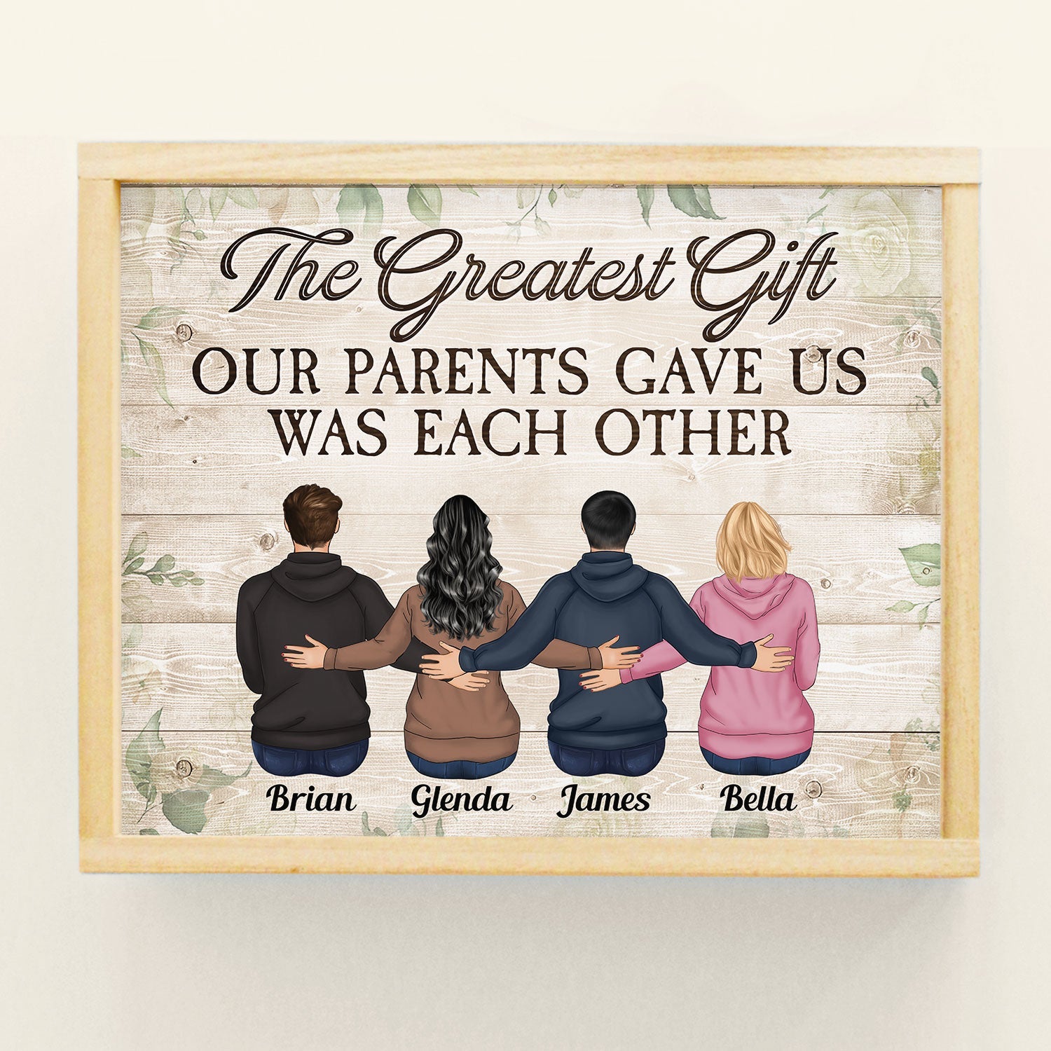 The Greatest Gift Our Parents Gave Us - Personalized Poster
