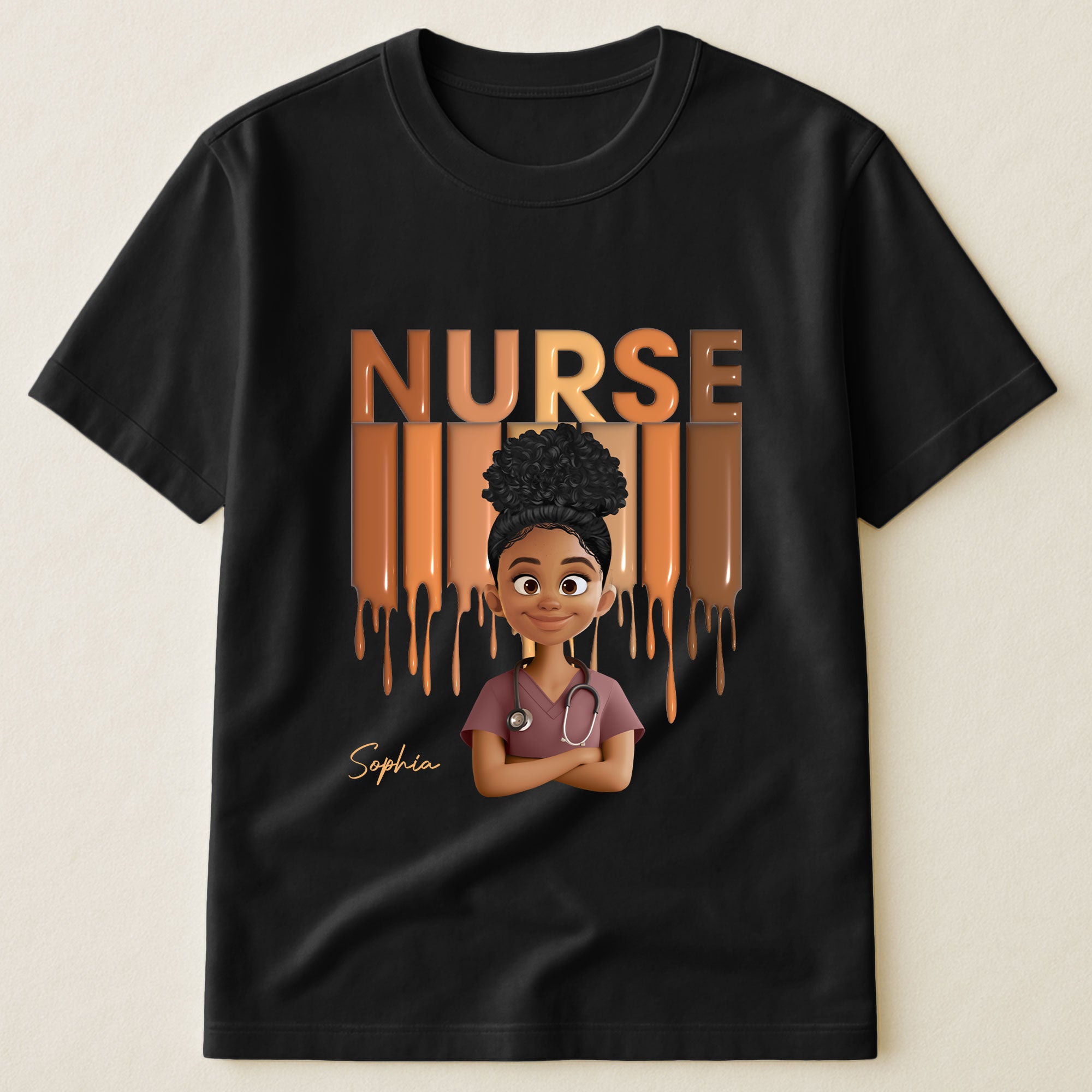 Gift For Nurse - Nurse Life Healthcare Worker Custom Title - Personalized Shirt