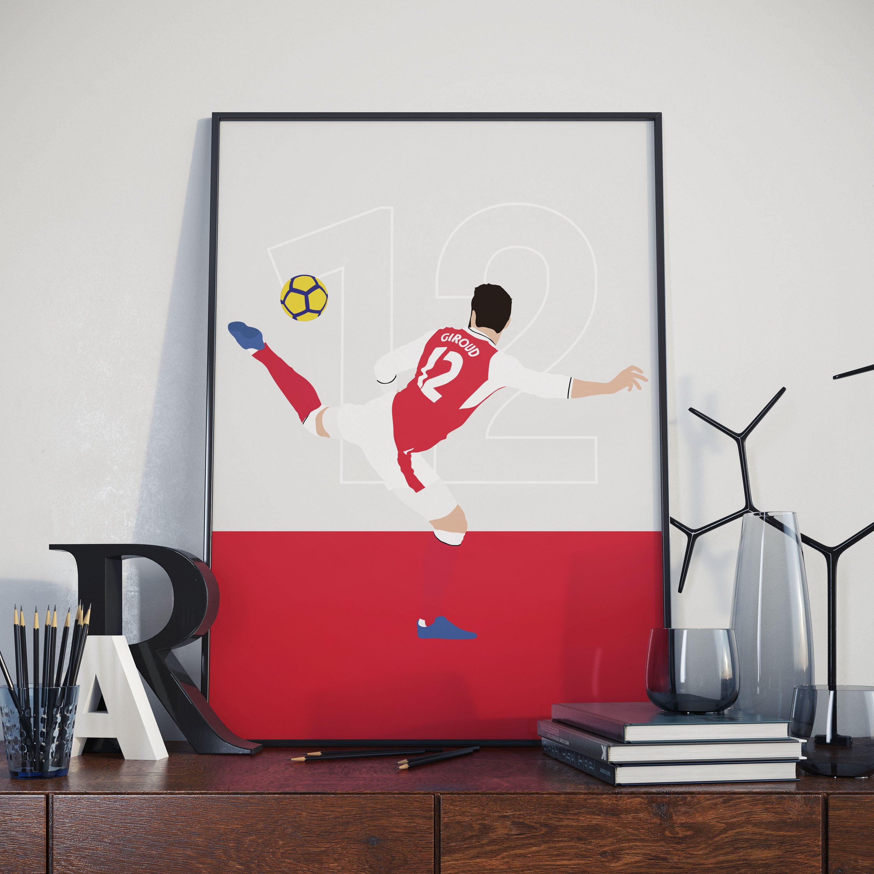 Olivier Giroud - North London Reds-A Loves Gift