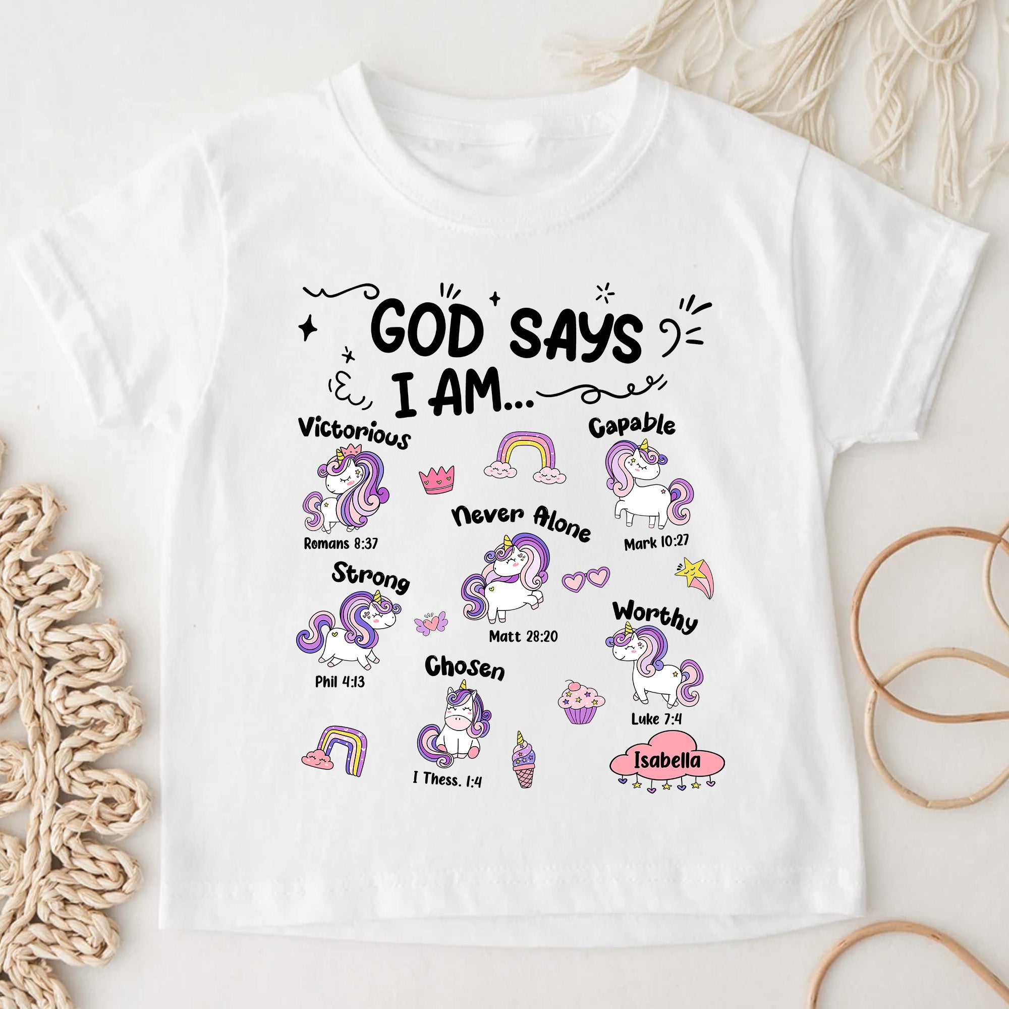 God Says I Am Kid Monster Truck - Personalized Shirt