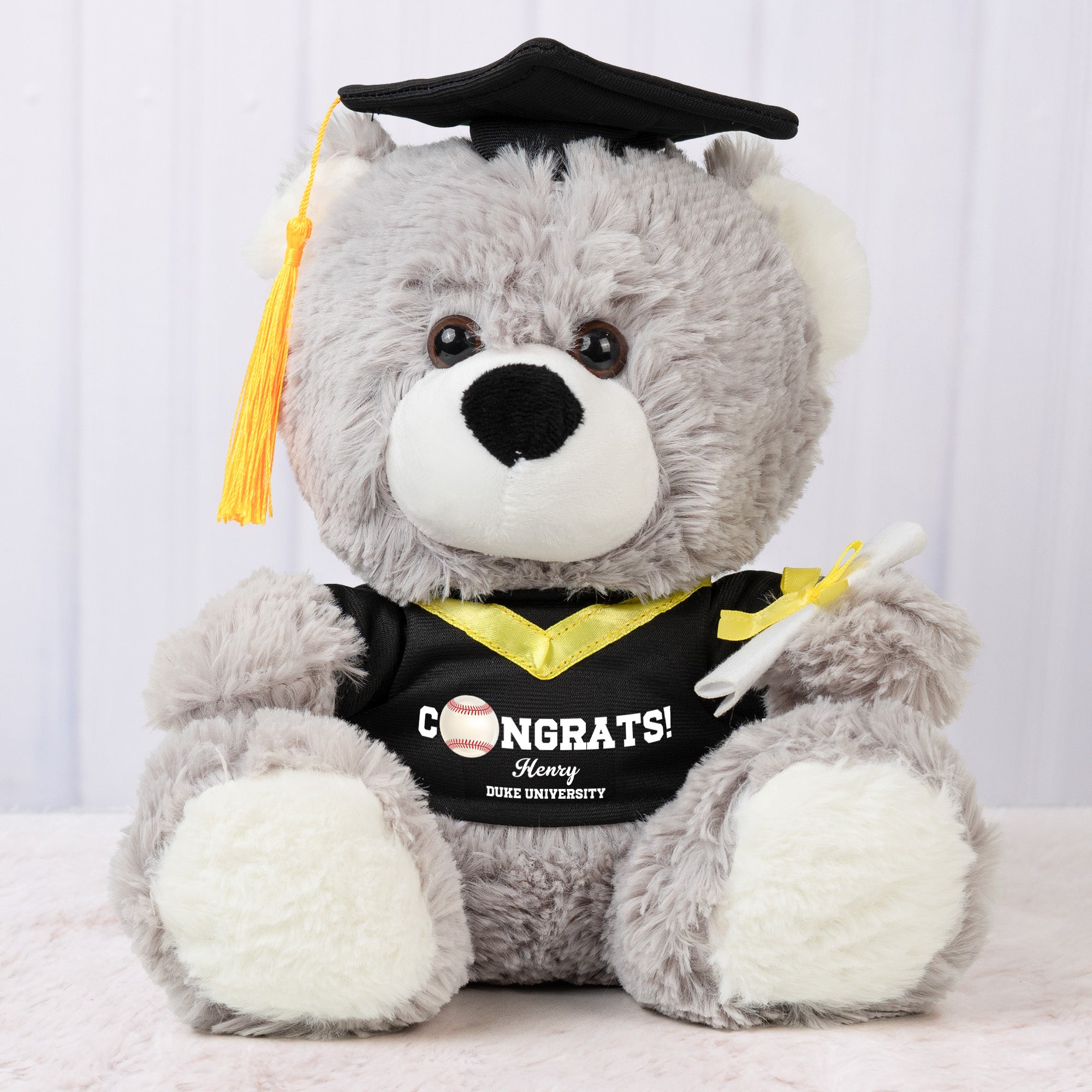 Graduation Gift For Sport Son - Personalized Graduation Teddy Bear