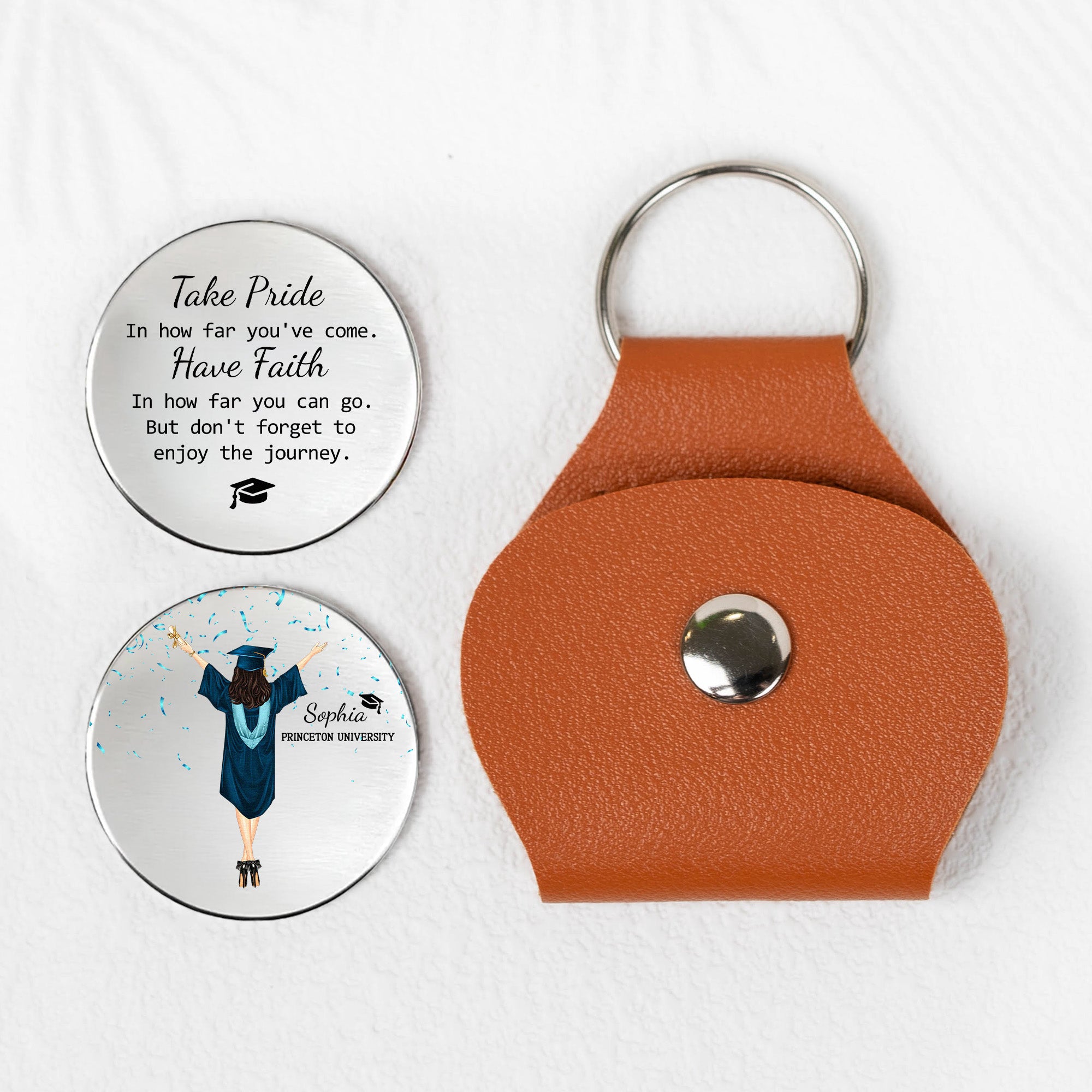 Graduation Gifts Enjoy The Journey - Personalized Pocket Hug