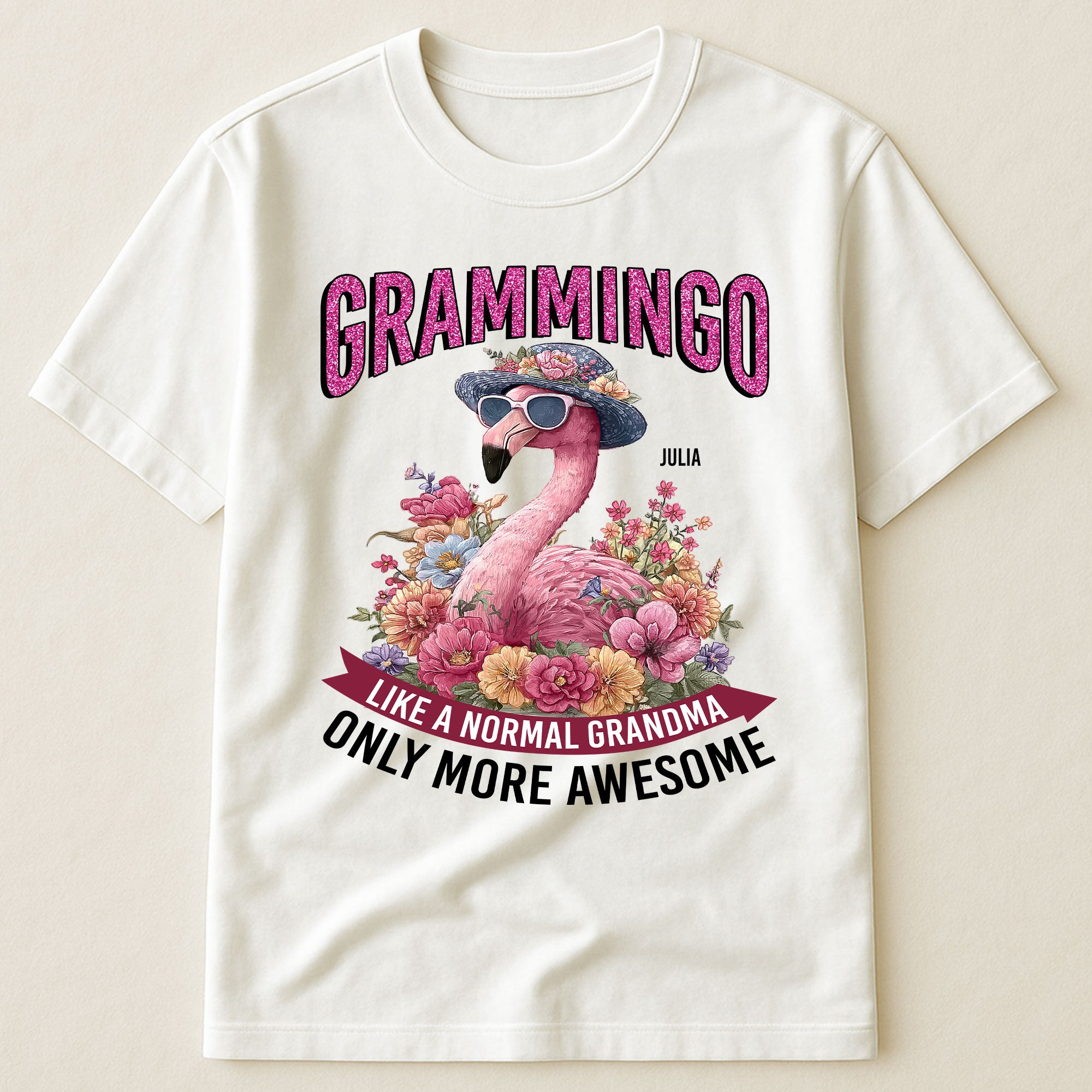 Grammingo Like A Normal Grandma, Only More Awesome - Personalized Shirt