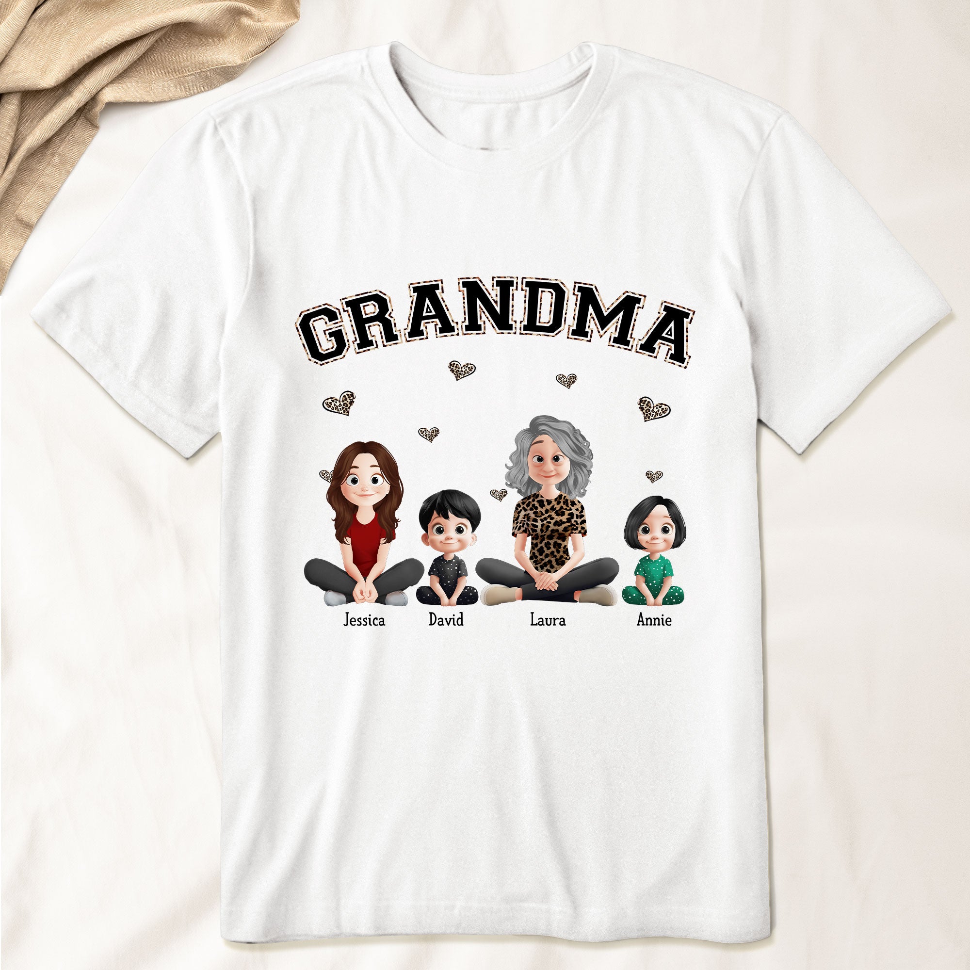 Grandma Leopard - Personalized Shirt
