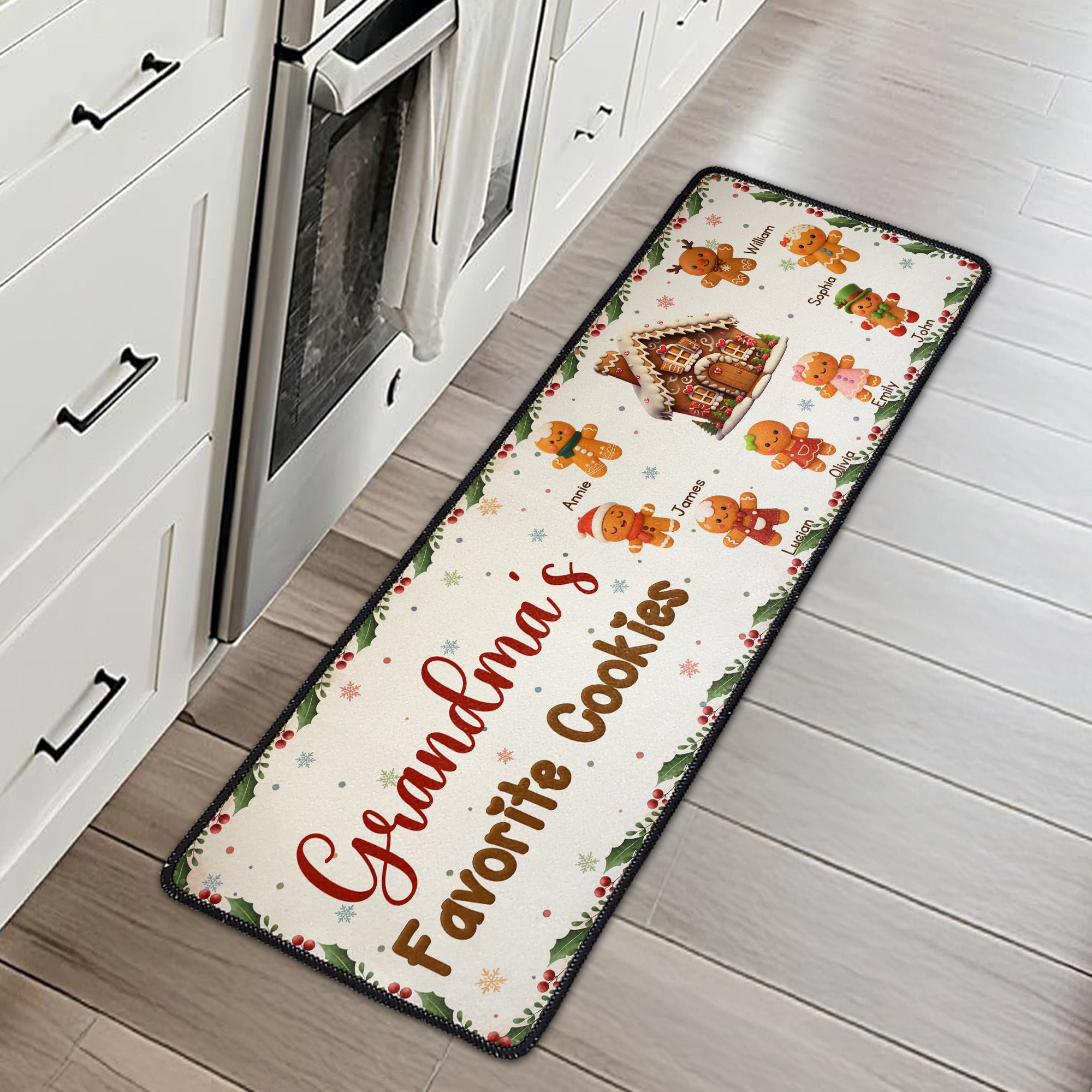 Grandma's Favorite Cookies - Personalized Runner Rug