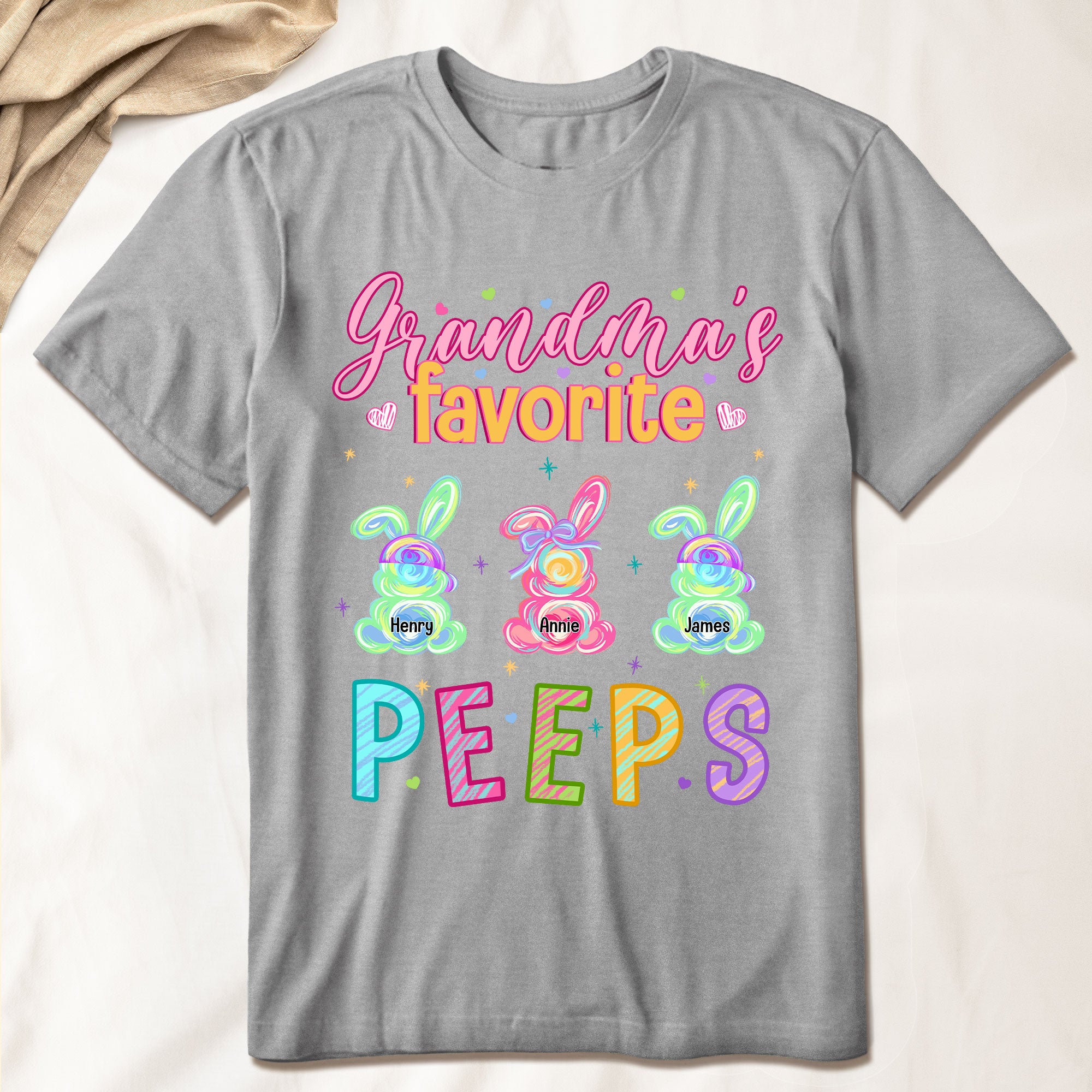 Grandma's Favorite Peeps - Personalized Shirt