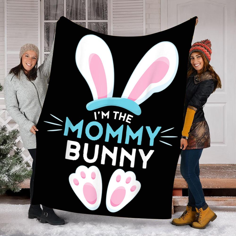 Custom Blanket Easter Egg Blanket - Gift For Mommy - Fleece Blanket-A Loves Gift