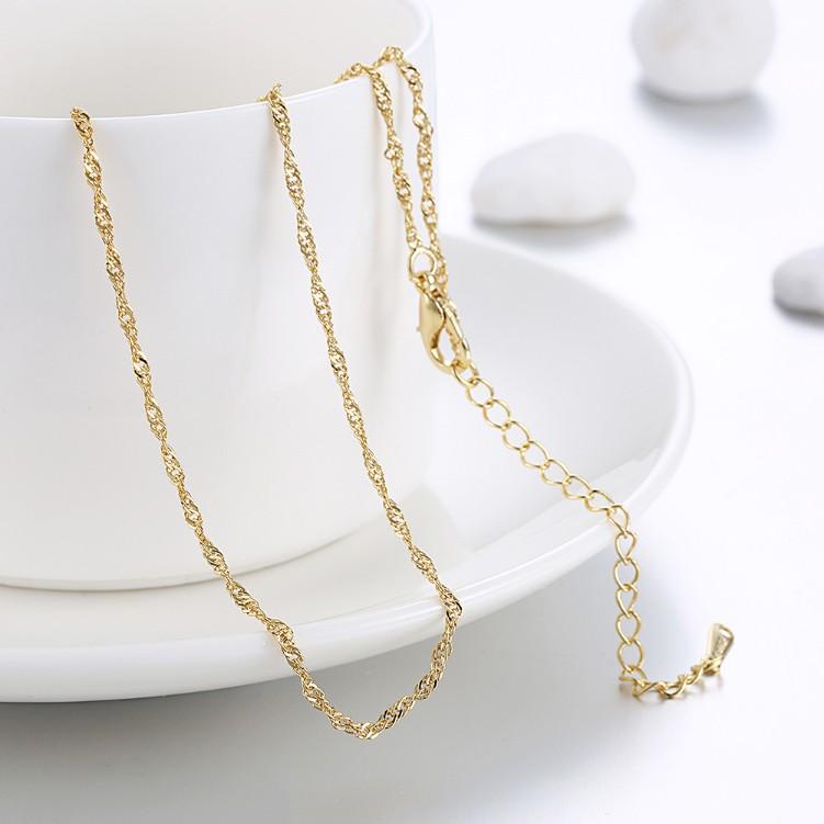 Goldtone Plated Chain Necklace, Necklaces, Riakoob Jewelry, Riakoob Jewelry  jewelryjewelry deals, swarovski crystal jewelry, groupon jewelry,, jewelry for mom,