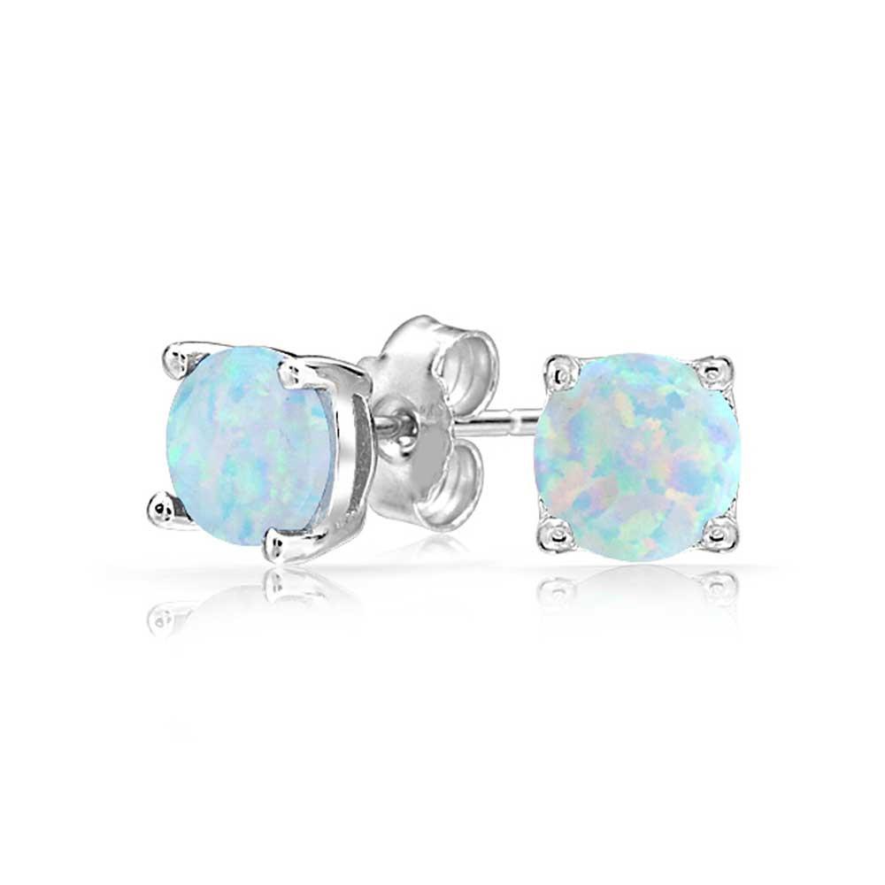 1.55 CTTW Oceanic Opal Classic Studs in Goldtone Tone  (Multiple Options), , Riakoob Jewelry, Riakoob Jewelry  jewelryjewelry deals, swarovski crystal jewelry, groupon jewelry,, jewelry for mom,