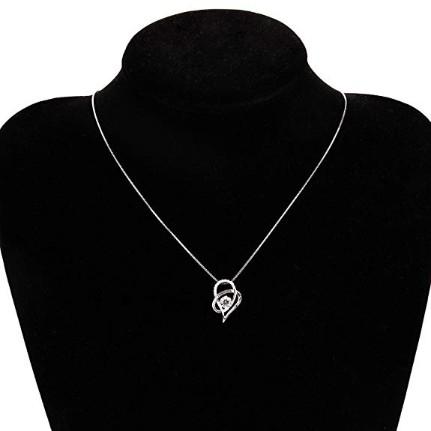 I Love You Necklace in Silver - Riakoob Jewelry www.goldennycjewelry.com fashion jewelry for women