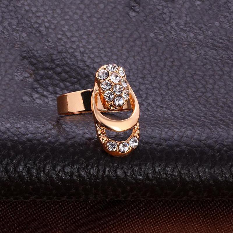 4 Piece Royal Jewelry Set With Gemstone  Crystals Goldtone Set