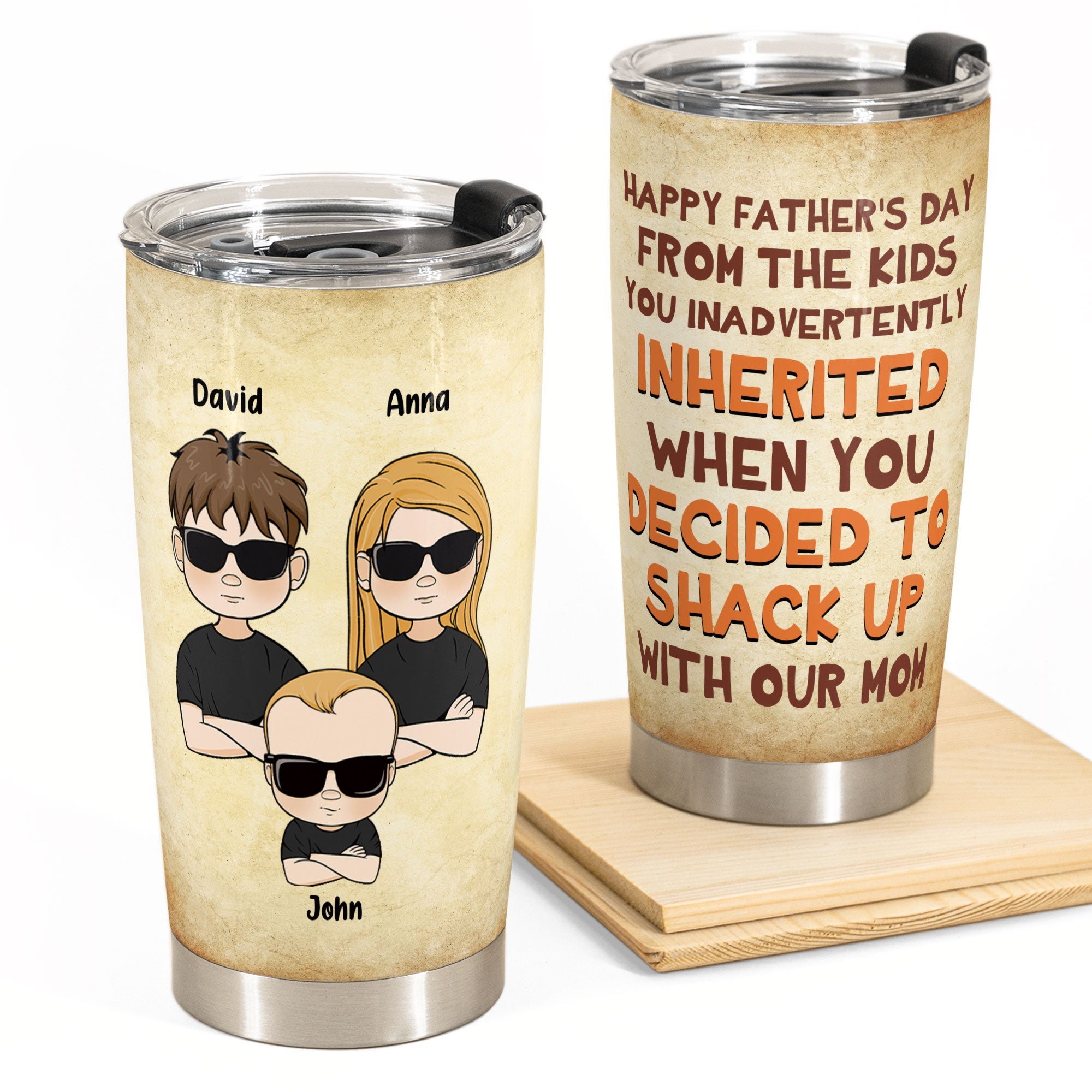 Happy Father'S Day - Personalized Tumbler Cup - Father's Day, Birthday, Funny Gift For Dad, Father