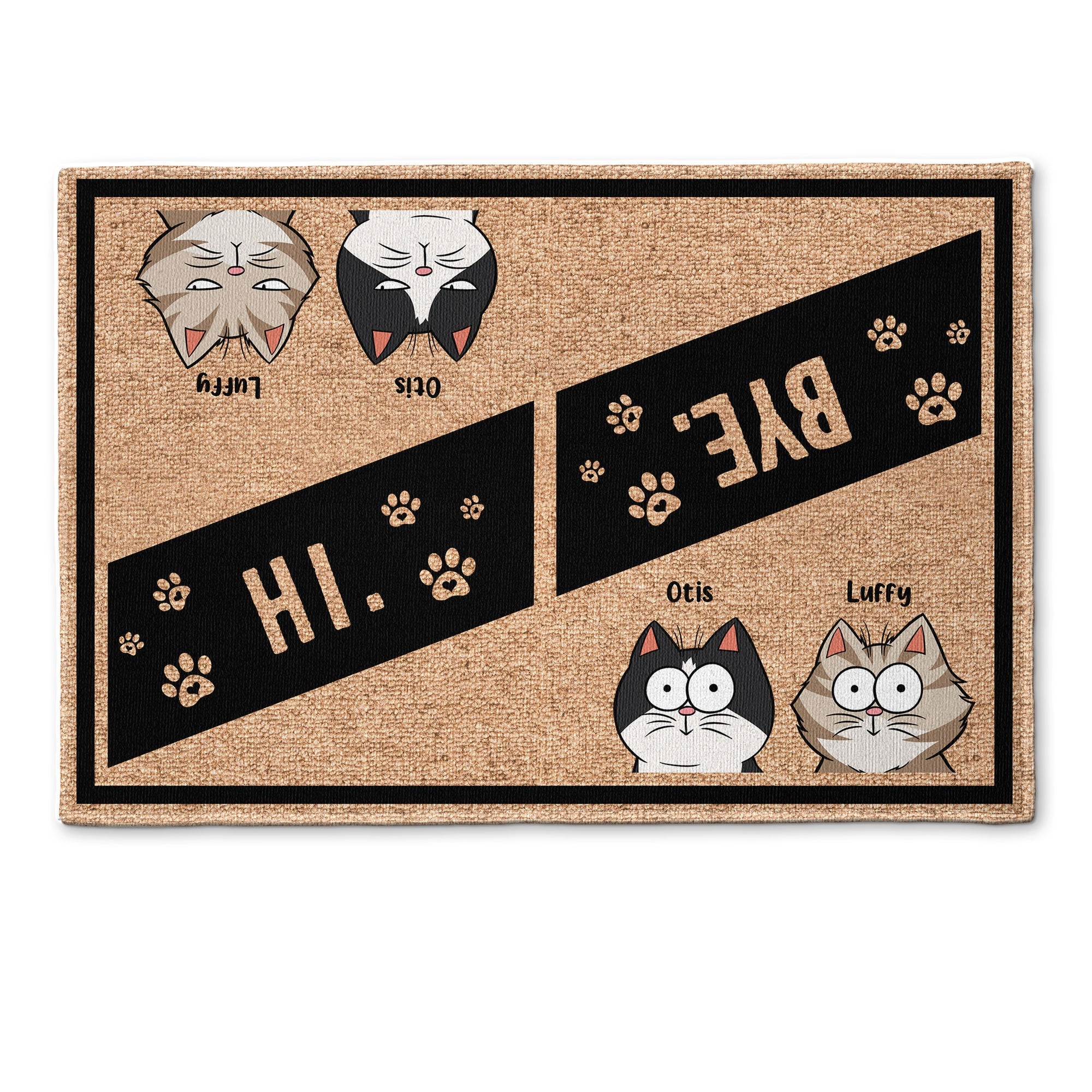Hi Bye - Personalized Doormat