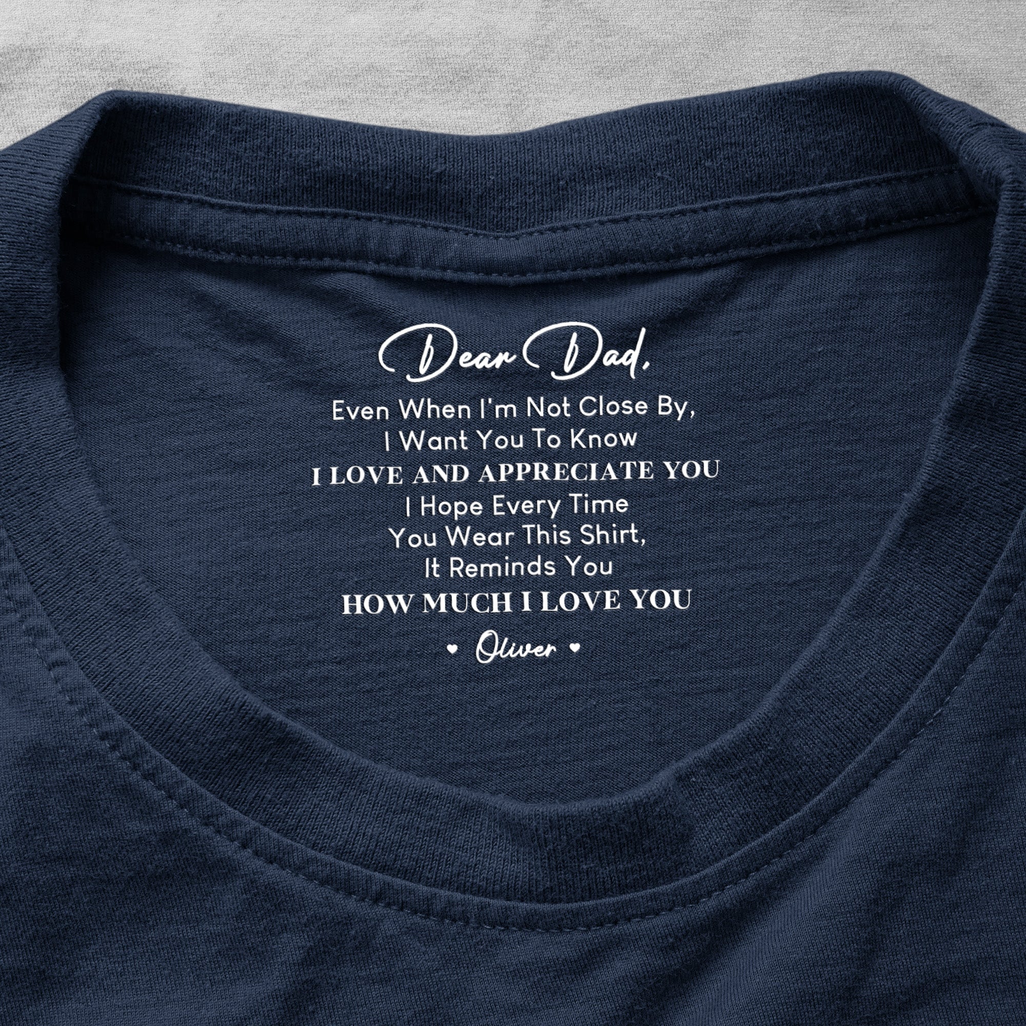 Hidden Message For Dad, Father's Day Gifts With Kids' Names - Personalized Shirt