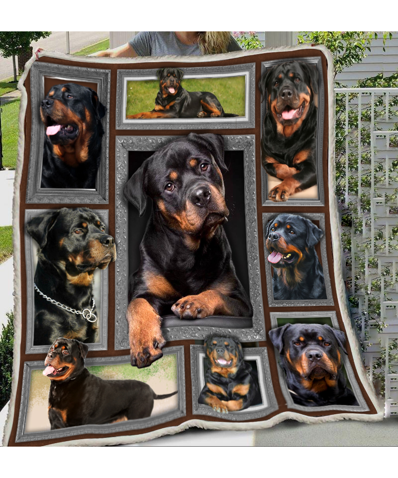 Huge Rottweiler Blanket Gift For Rottweiler Lover-A Loves Gift