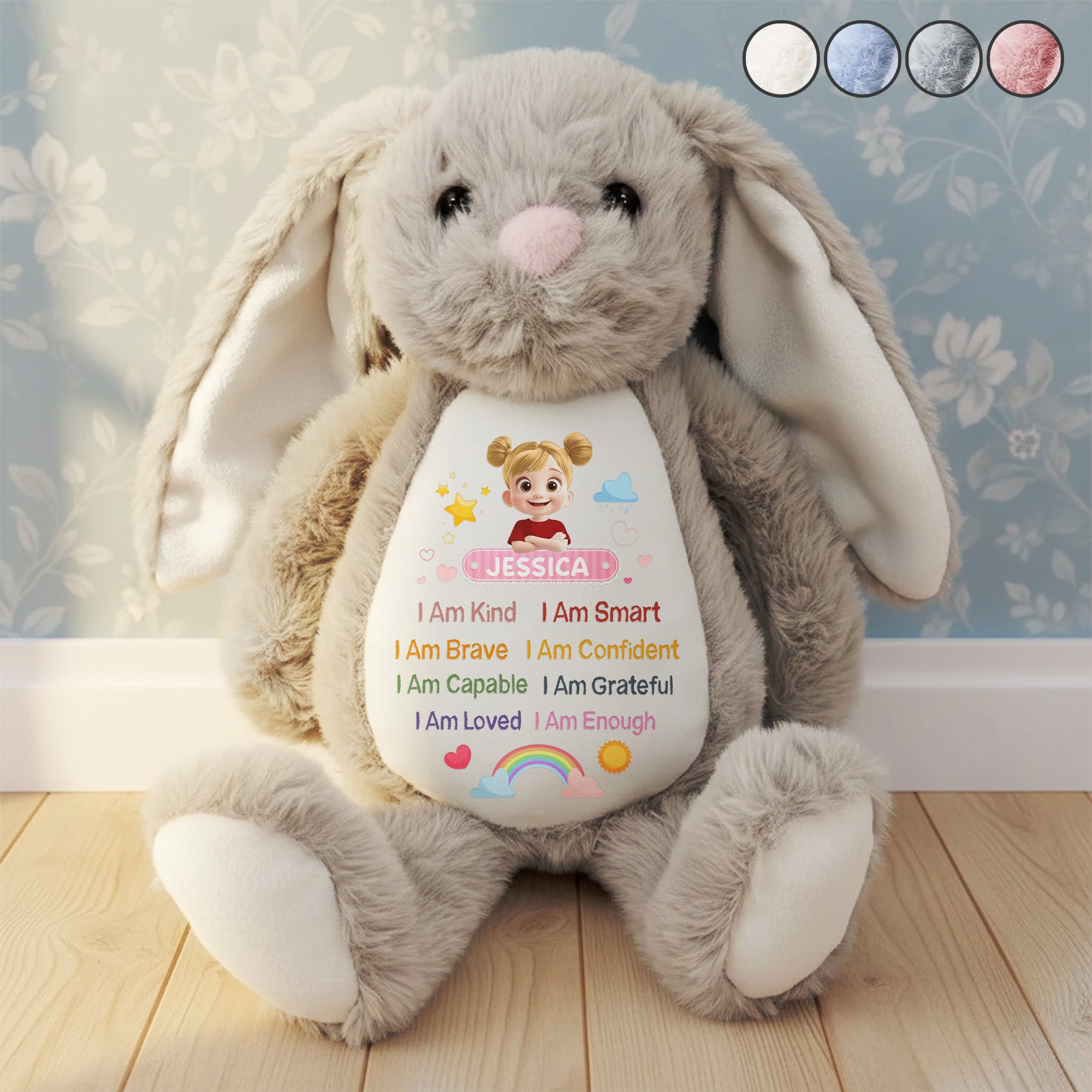 I Am Affirmation - Personalized Bunny Plush