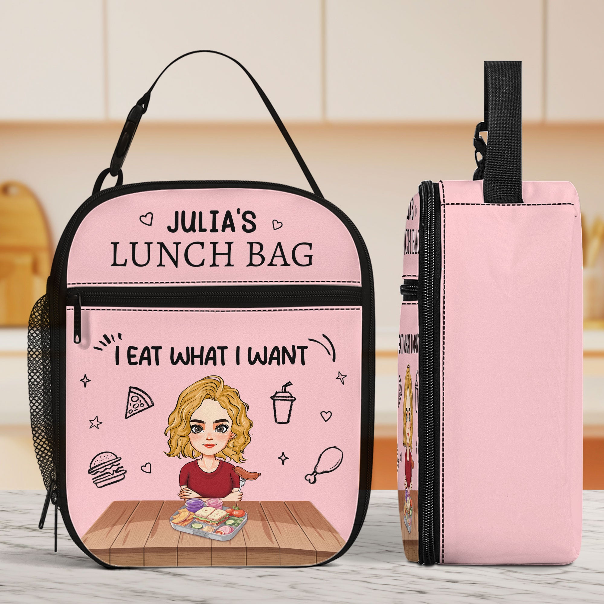 I Eat What I Want - Personalized Lunch Bag