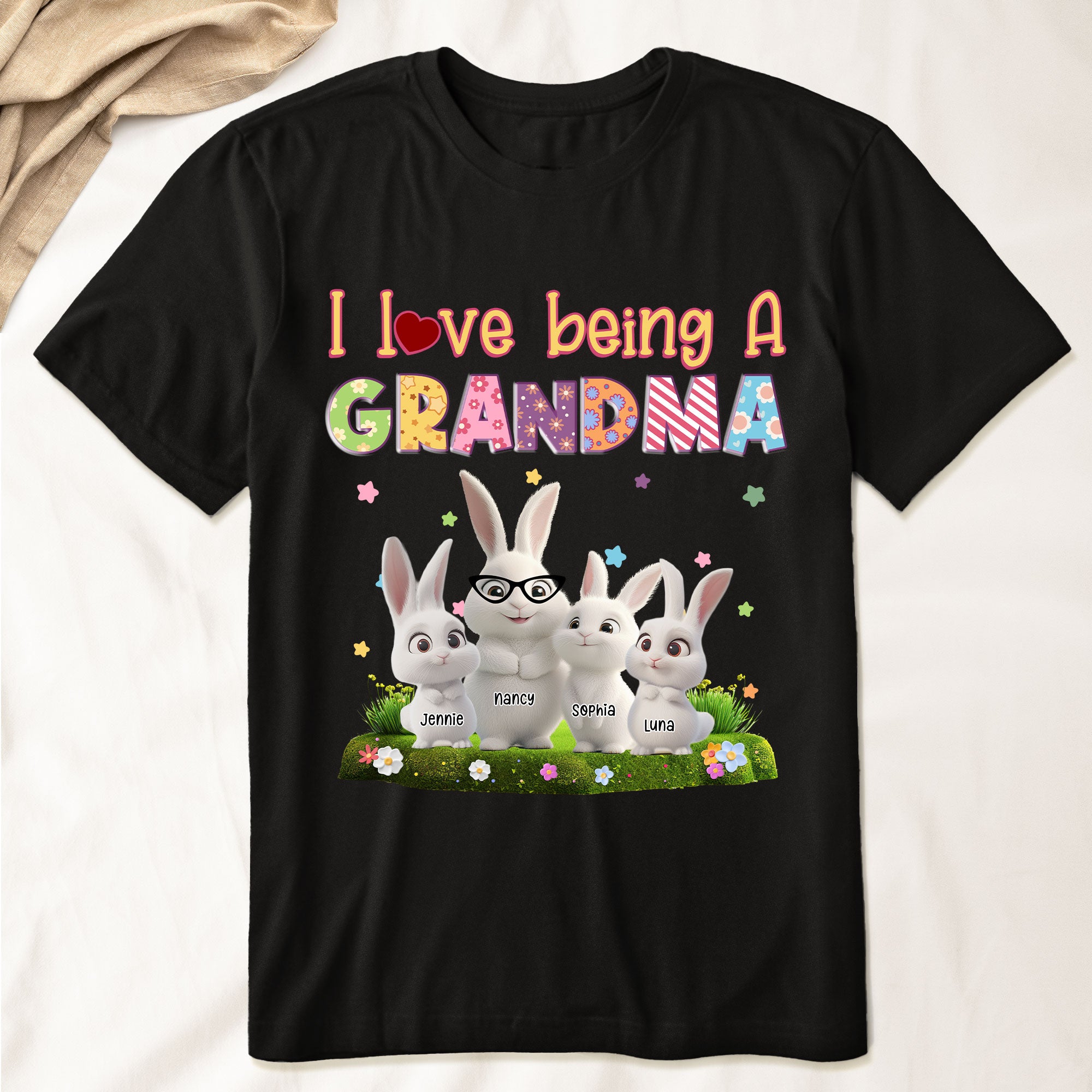 I Love Being A Grandma - Personalized Shirt