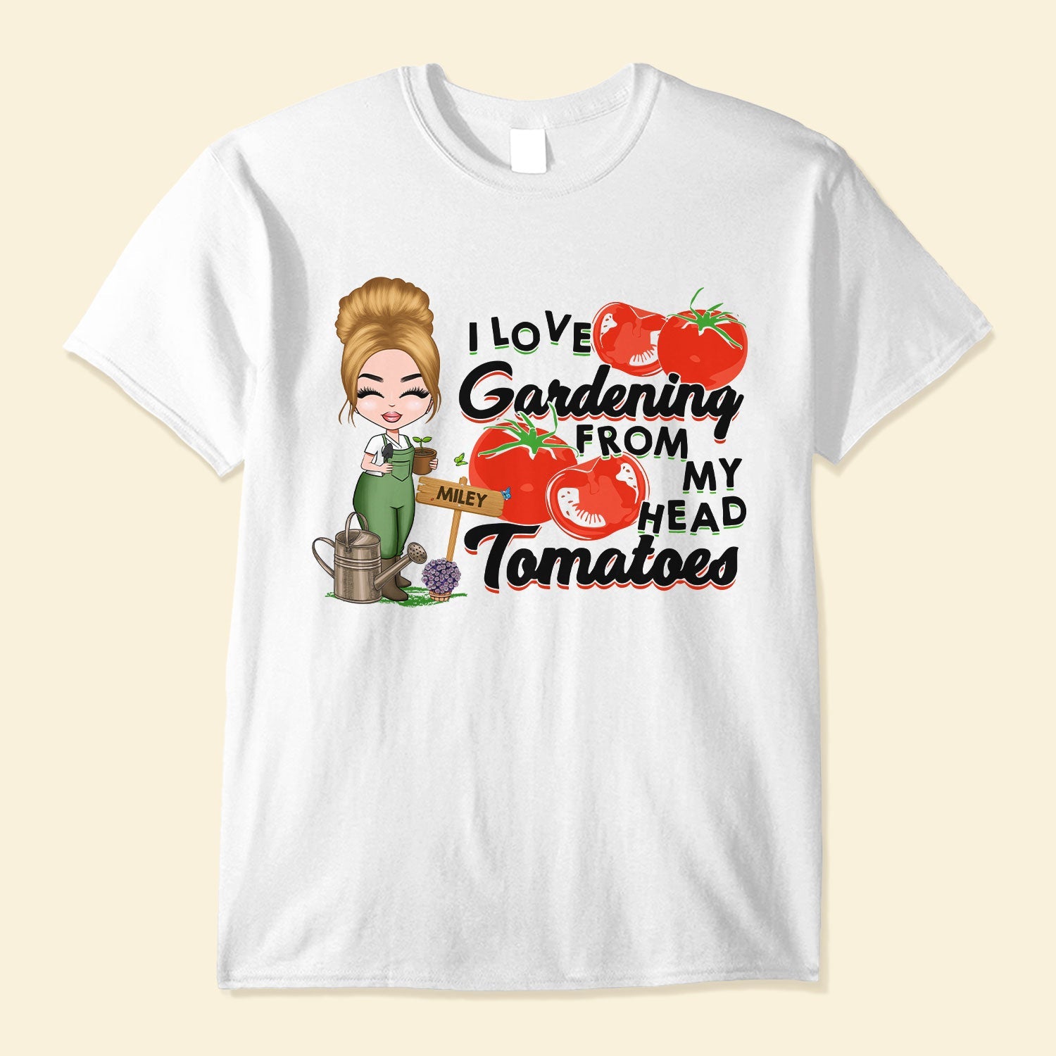 I Love Gardening - Personalized Shirt