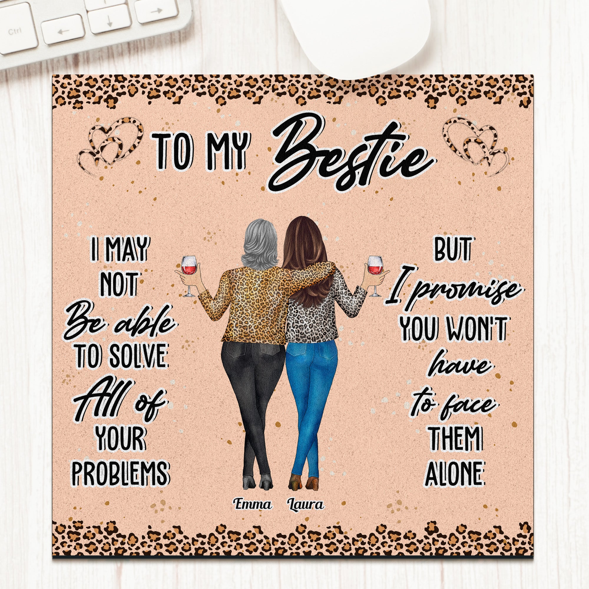 I May Not Be Able To Solve All Of Your Problems - Custom Shape Mouse Pad