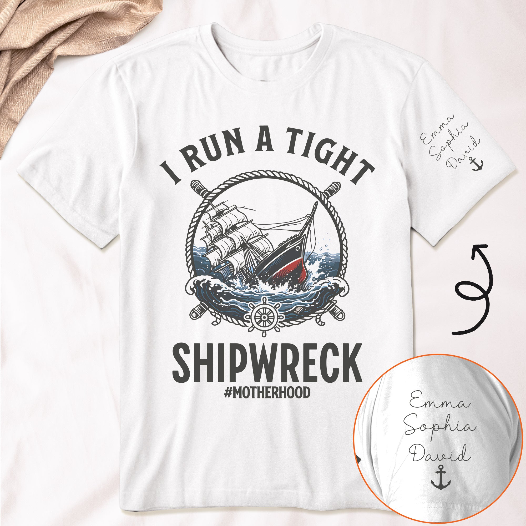 I Run A Tight Shipwreck - Personalized Shirt