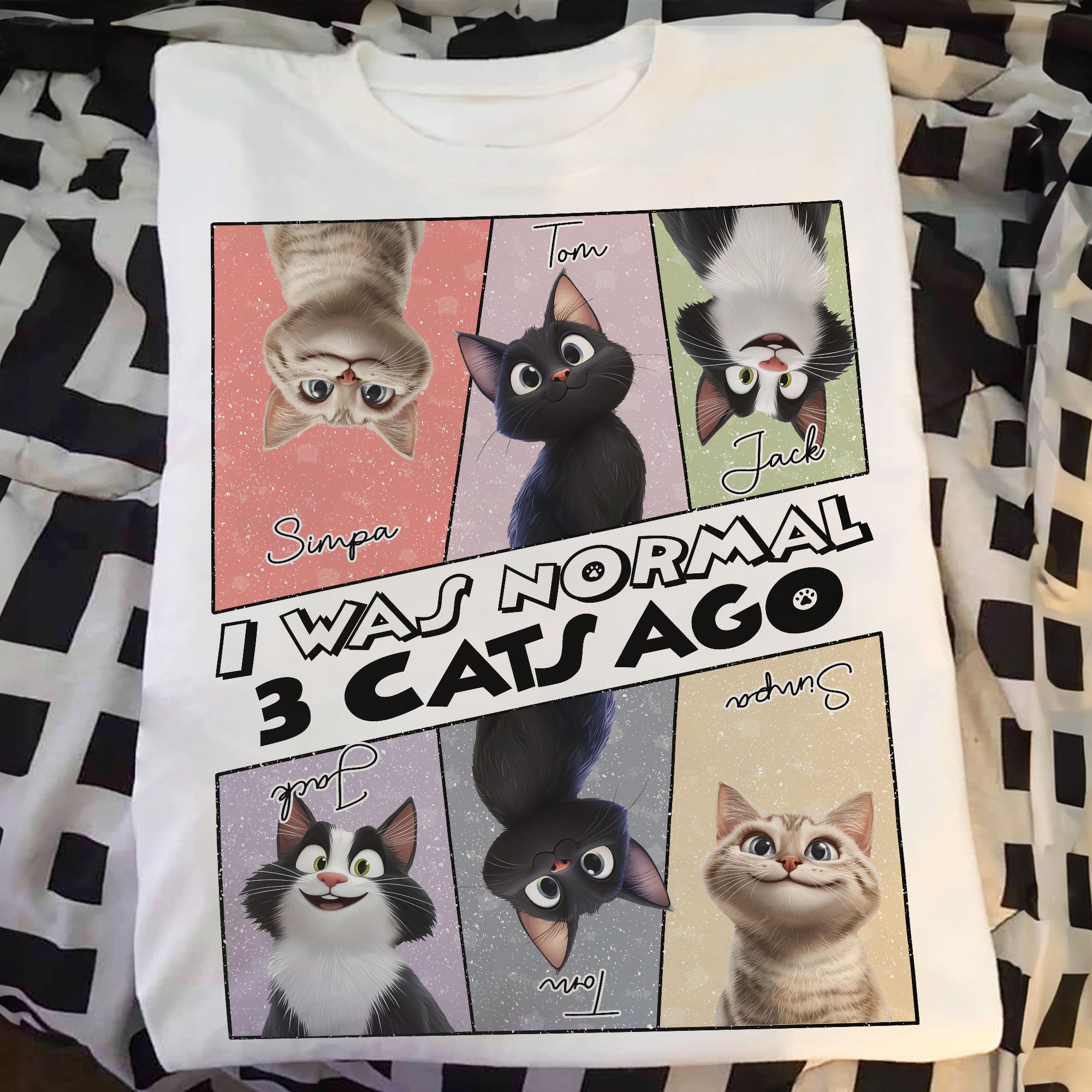 I Was Normal 3 Cats Ago - Personalized Shirt