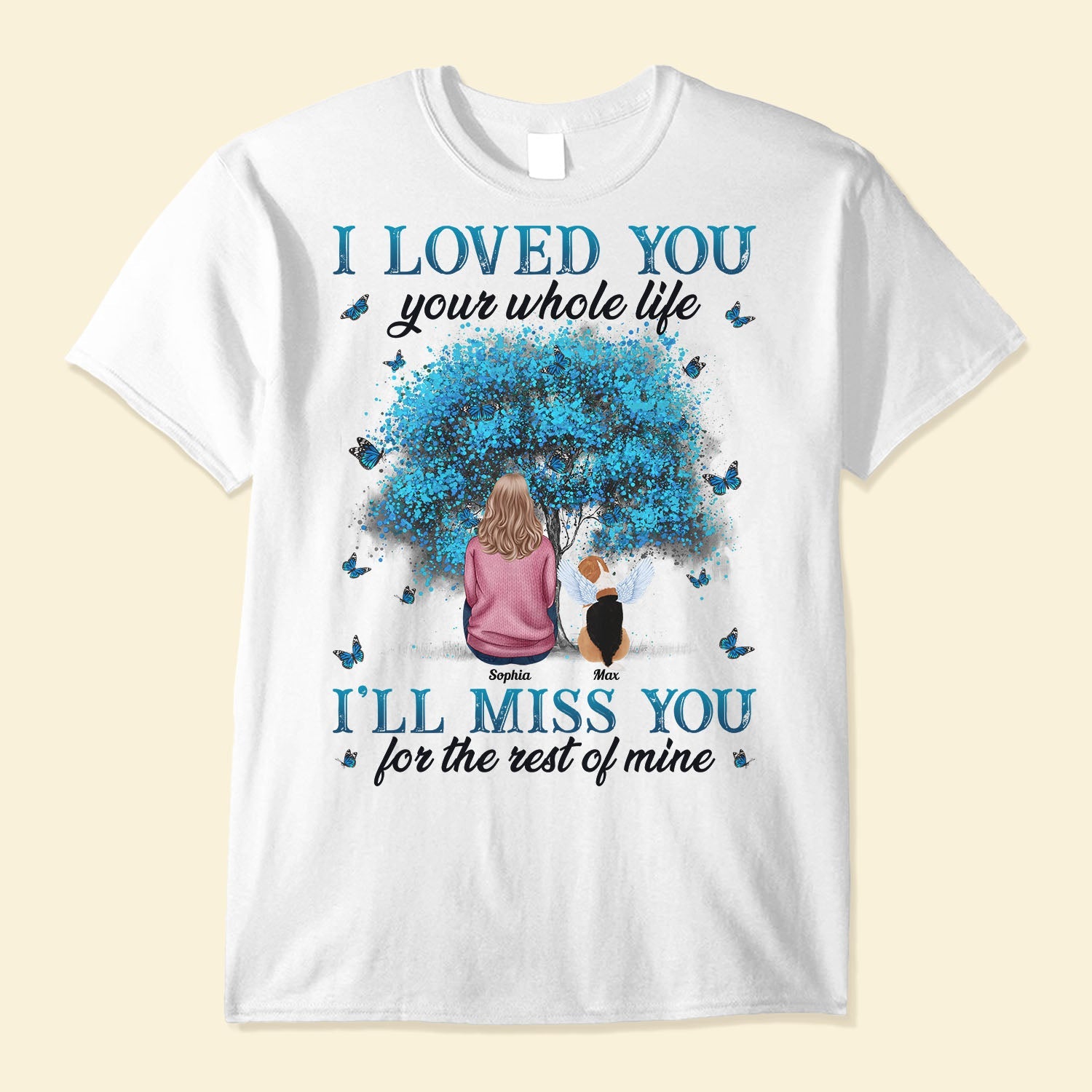 I'll Miss You For The Rest Of Mine Pet Memorial - Personalized Shirt