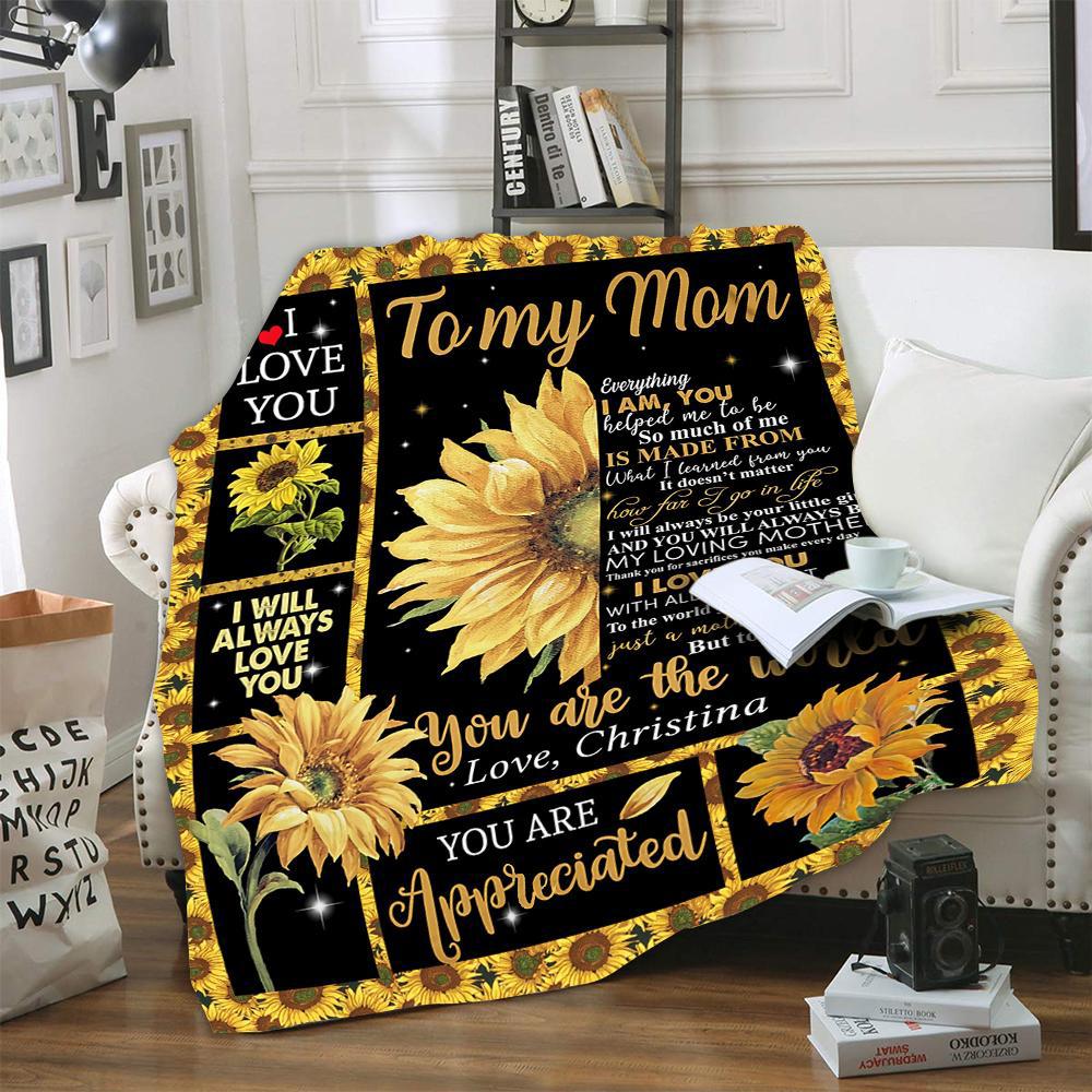 [Personalized] To my mom you are the world, gifts for mom, mom gifts, mother's day gifts-A Loves Gift