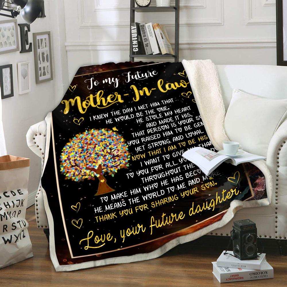 Famh - to my future mother-in-law - blanket - gift for future mother-in-law-A Loves Gift