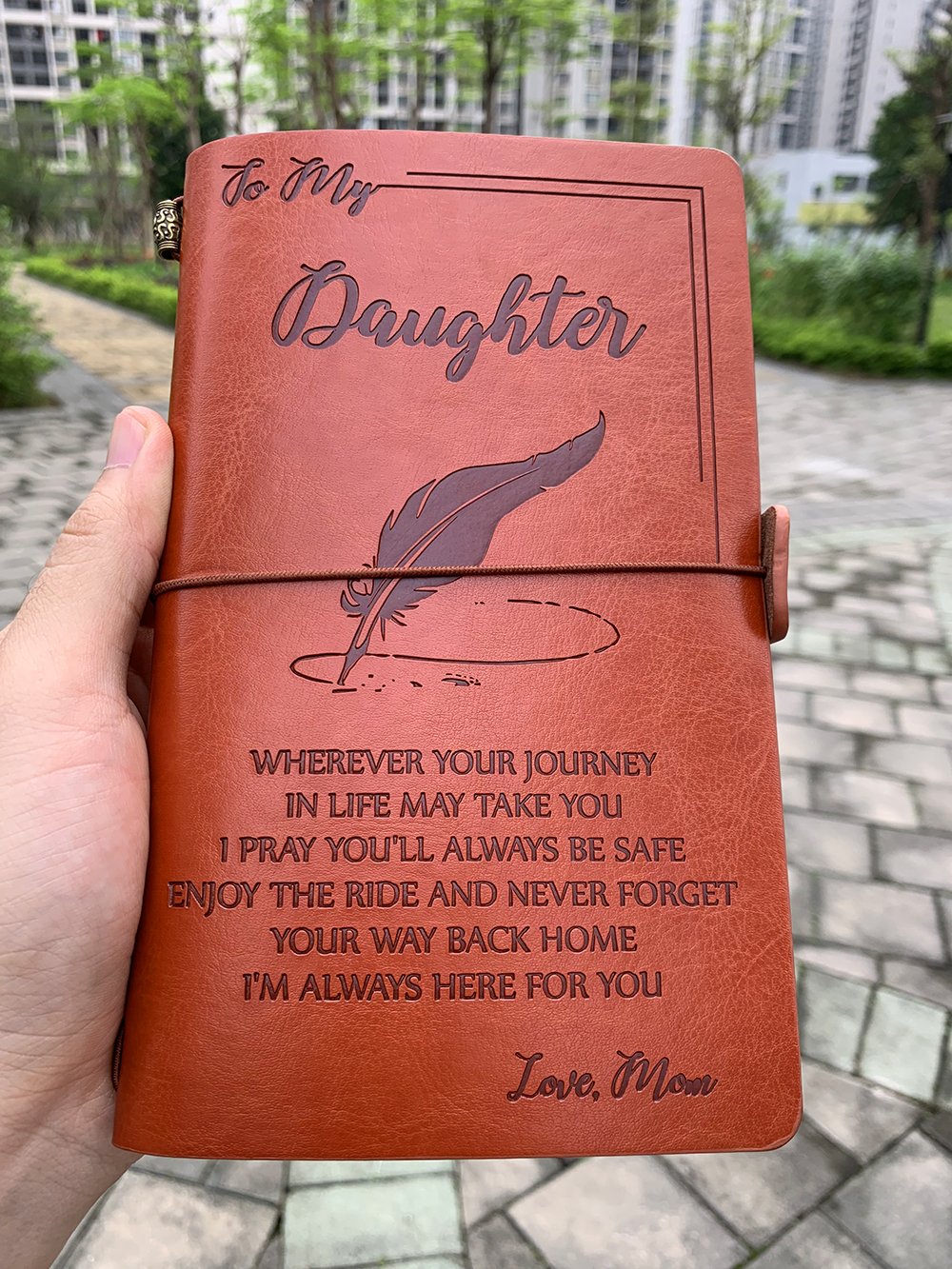 DAUGHTER MOM - ENJOY THE RIDE - VINTAGE JOURNAL-A Loves Gift