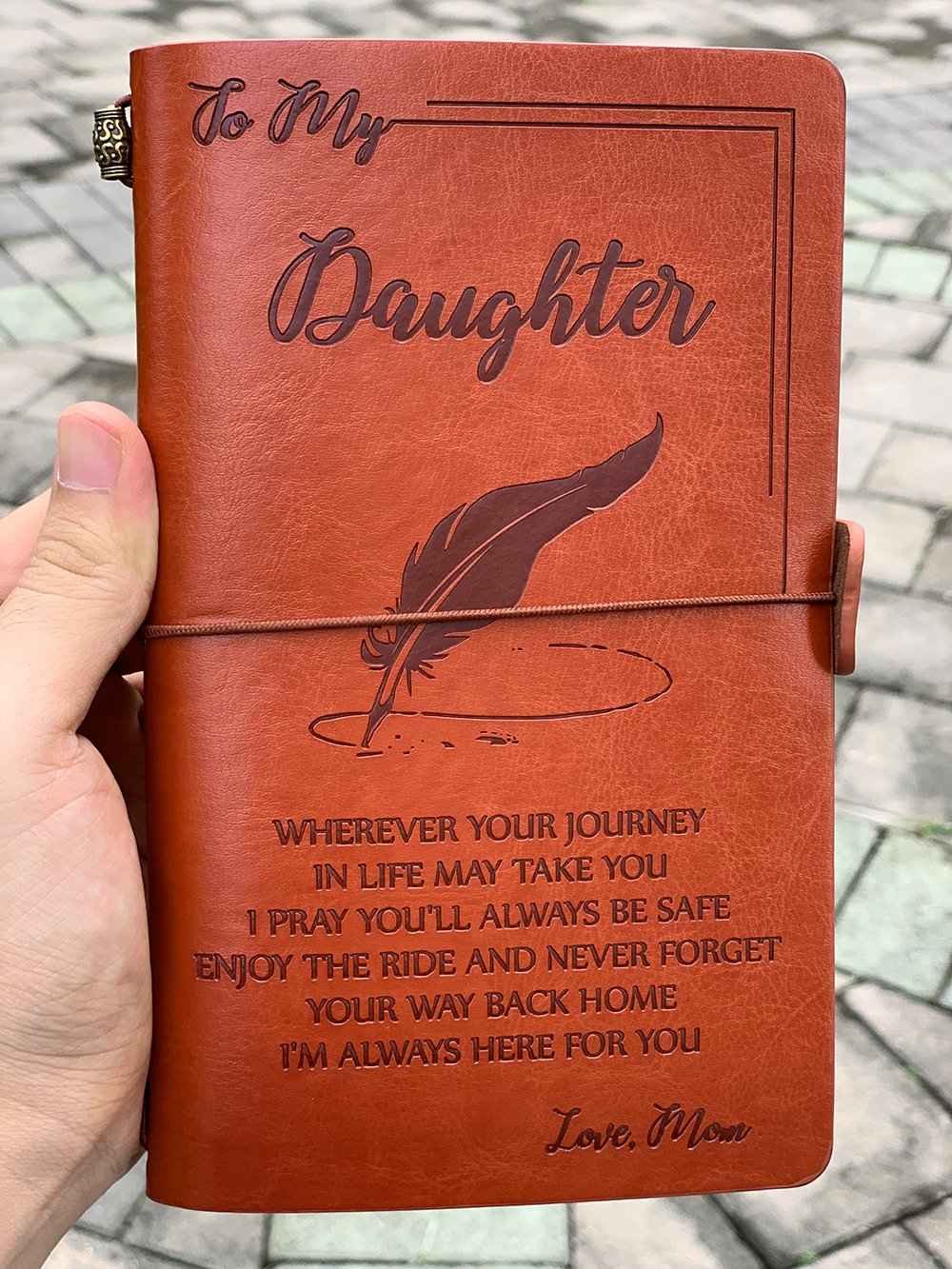 DAUGHTER MOM - ENJOY THE RIDE - VINTAGE JOURNAL-A Loves Gift