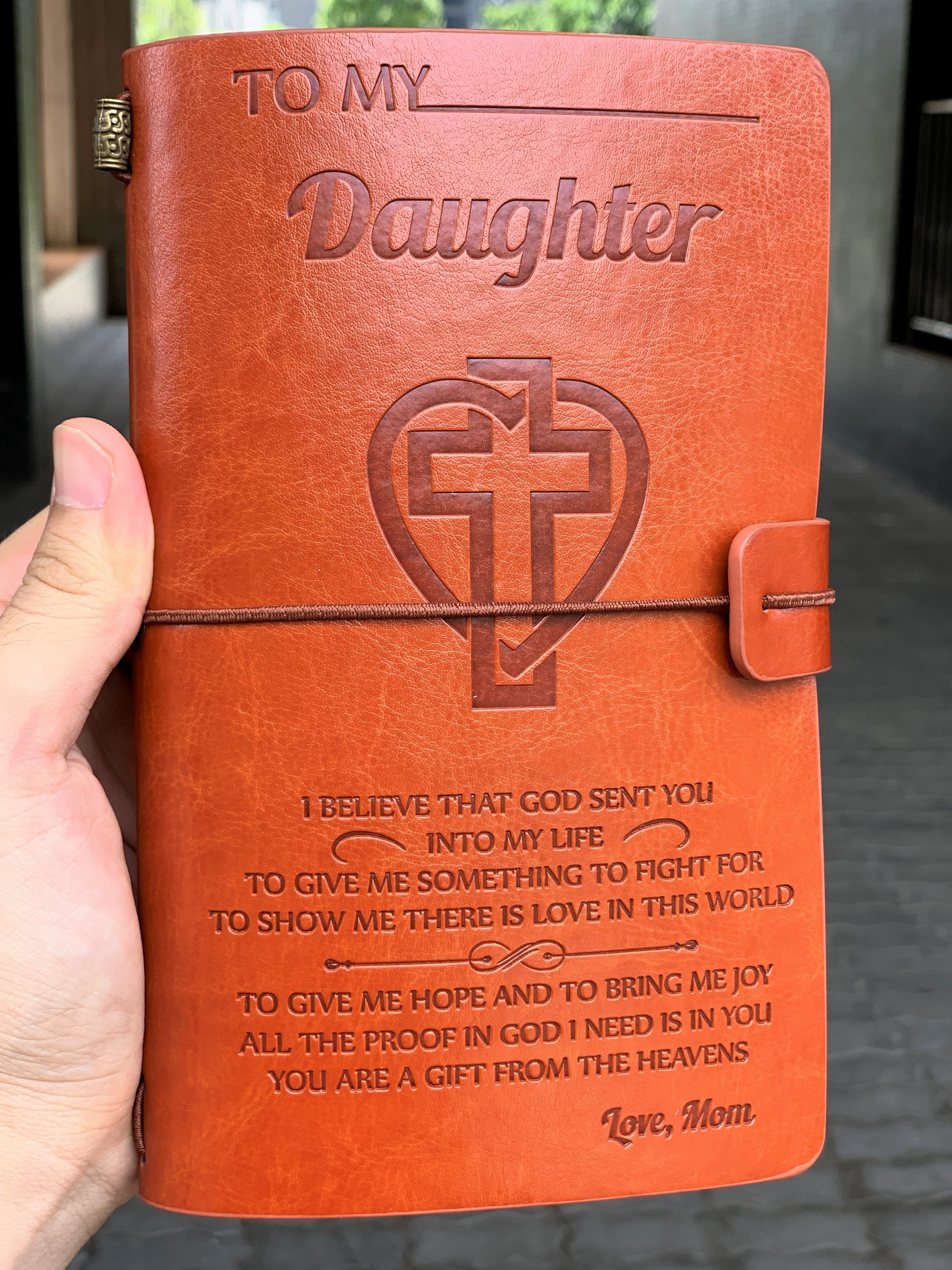 DAUGHTER MOM - A GIFT FROM THE HEAVENS - VINTAGE JOURNAL-A Loves Gift