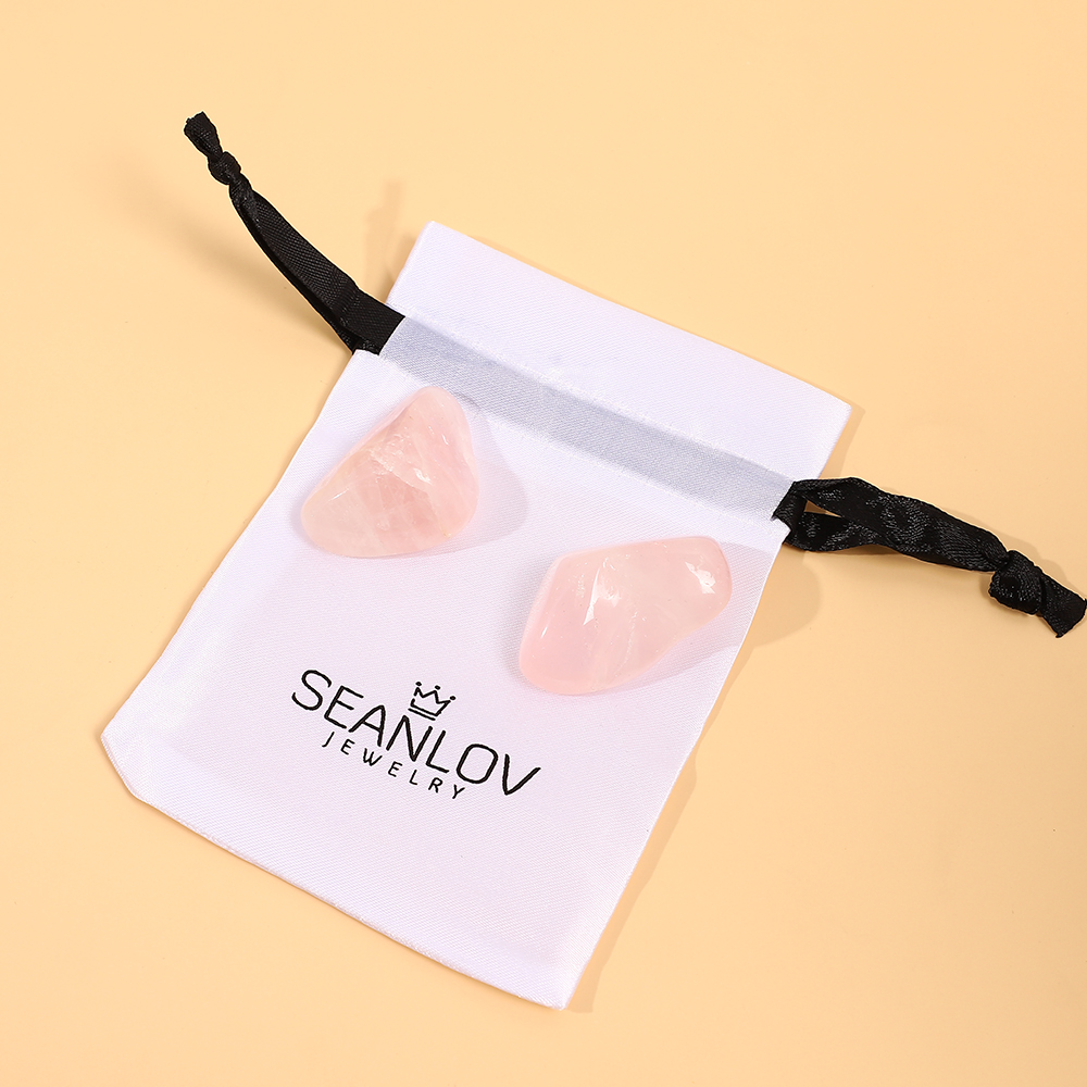 Natural Pink Chalcedony Heart Stone-A Loves Gift