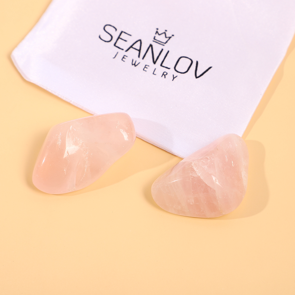 Natural Pink Chalcedony Heart Stone-A Loves Gift
