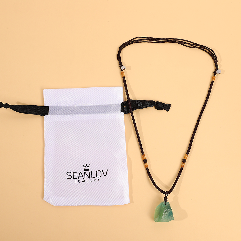 Handcrafted Green Jade Stone Jewel Pendant Bracelet-A Loves Gift