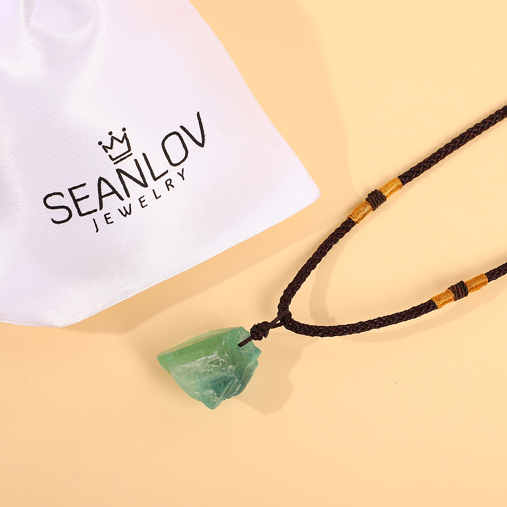 Handcrafted Green Jade Stone Jewel Pendant Bracelet-A Loves Gift