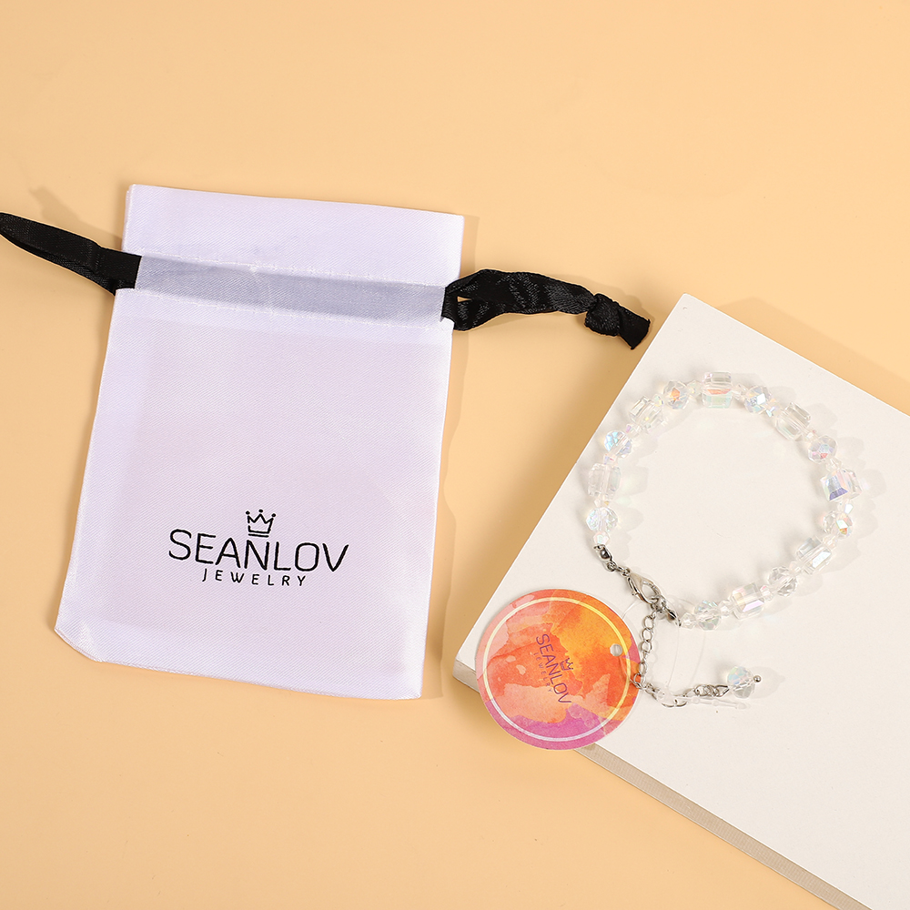 Elegant rainbow-colored beaded bracelet with adjustable clasp-A Loves Gift