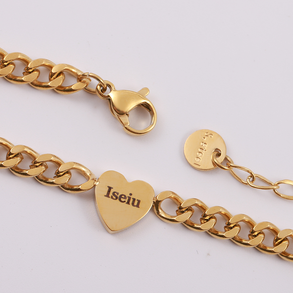 ISEIU Love Stainless Steel Women Bracelet