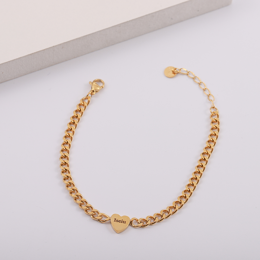 ISEIU Love Stainless Steel Women Bracelet