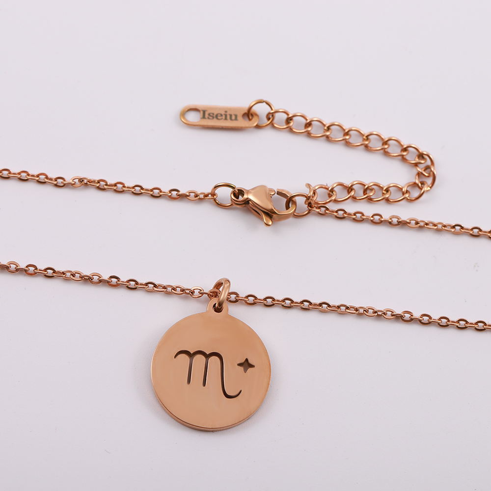 ISEIU Women Constellation Stainless Steel Necklace
