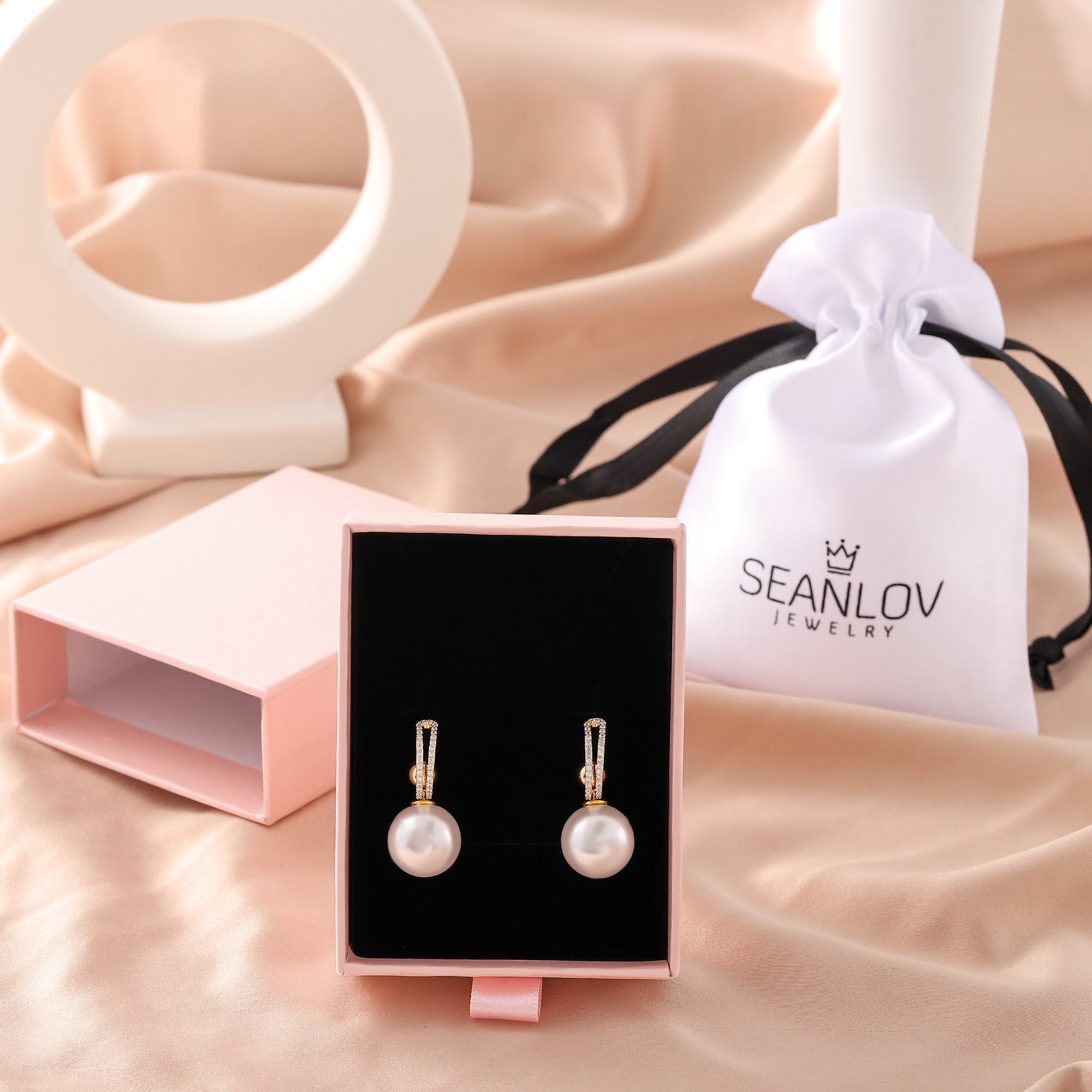   Imitation Pearl Earrings for Women-A Loves Gift