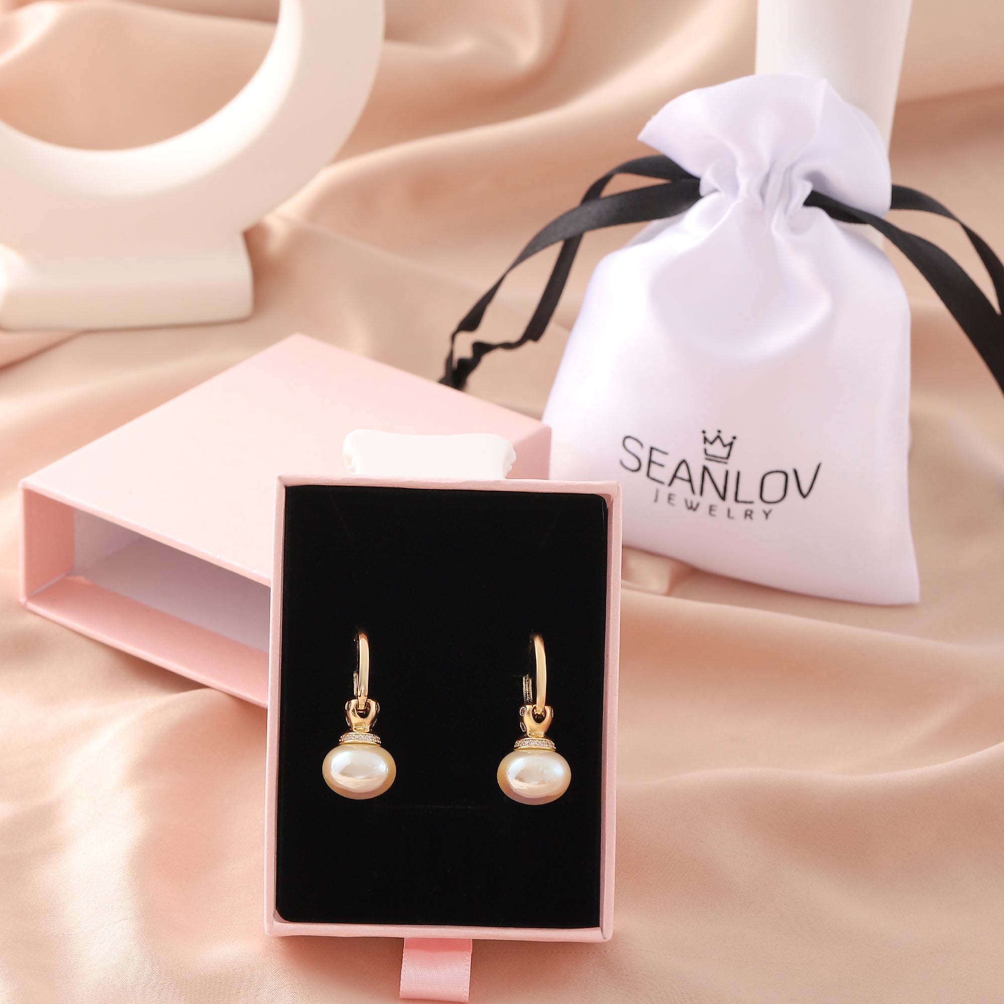   Pearl Drop Earrings for Women-A Loves Gift