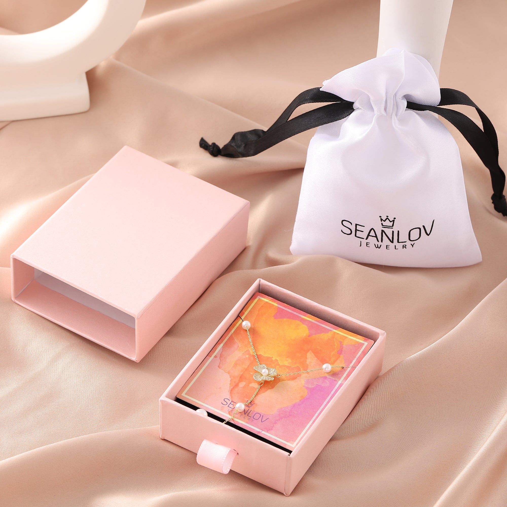   Round Imitation Pearl Necklace for Women-A Loves Gift