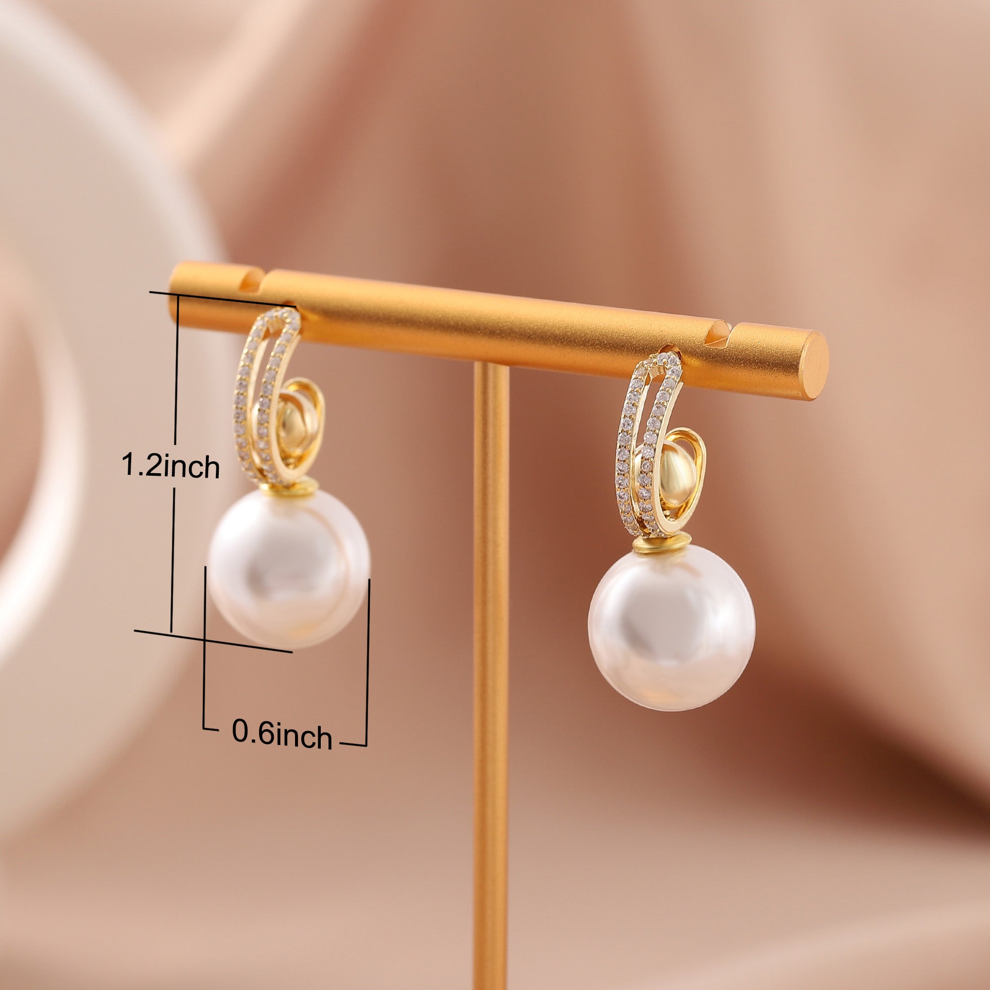   Imitation Pearl Earrings for Women-A Loves Gift