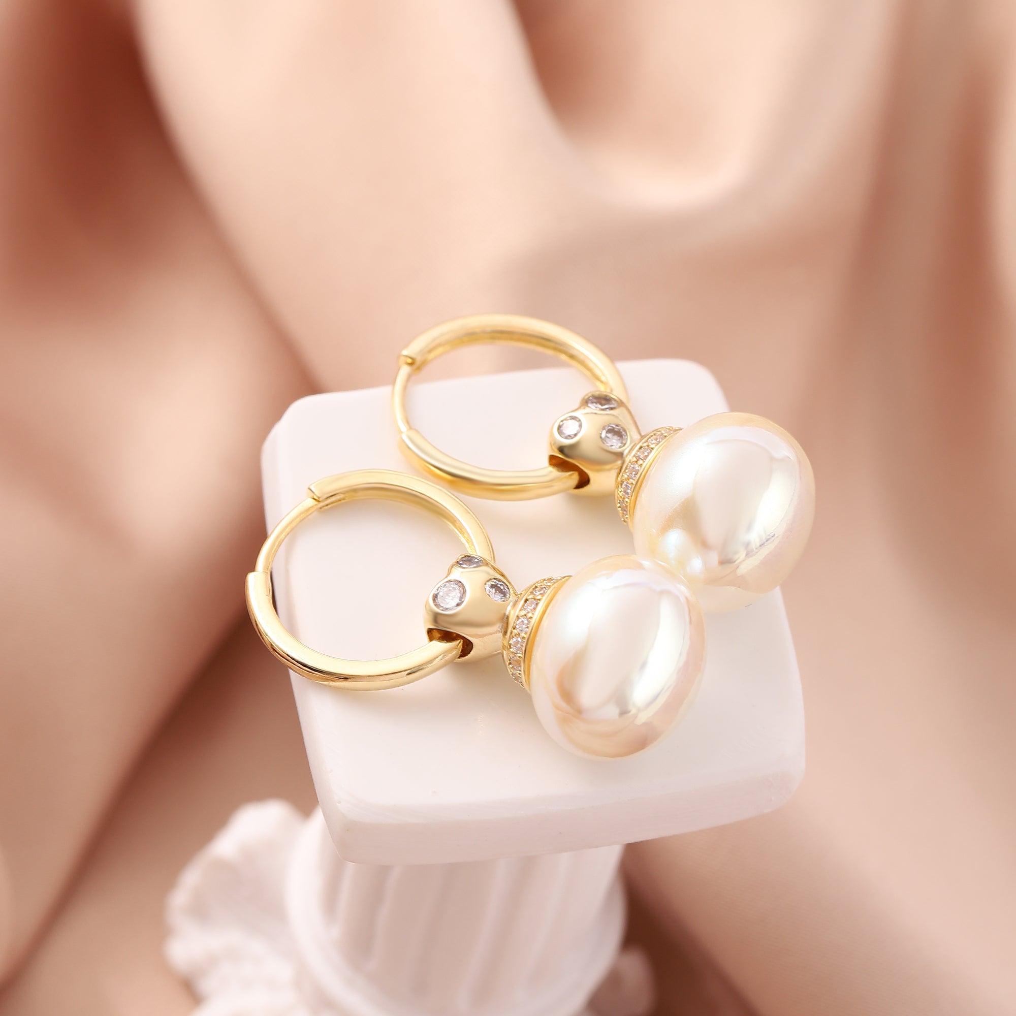   Pearl Drop Earrings for Women-A Loves Gift
