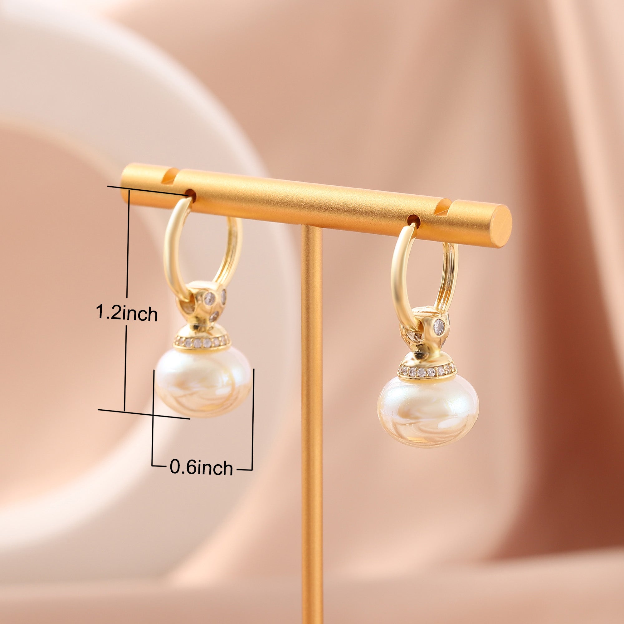   Pearl Drop Earrings for Women-A Loves Gift