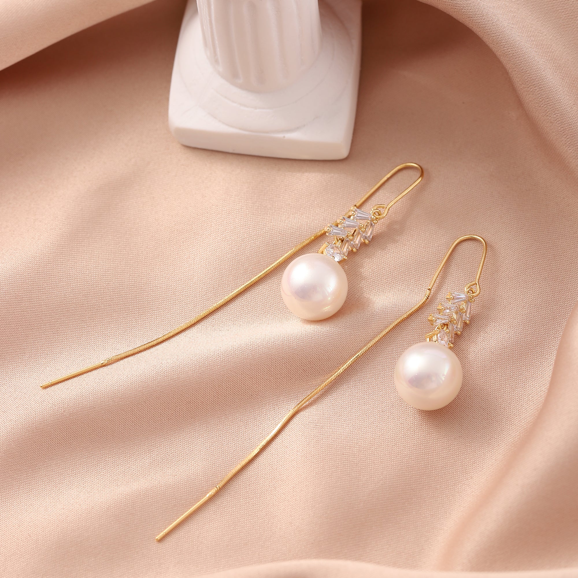   Imitation Pearl Dangle Earrings for Women-A Loves Gift