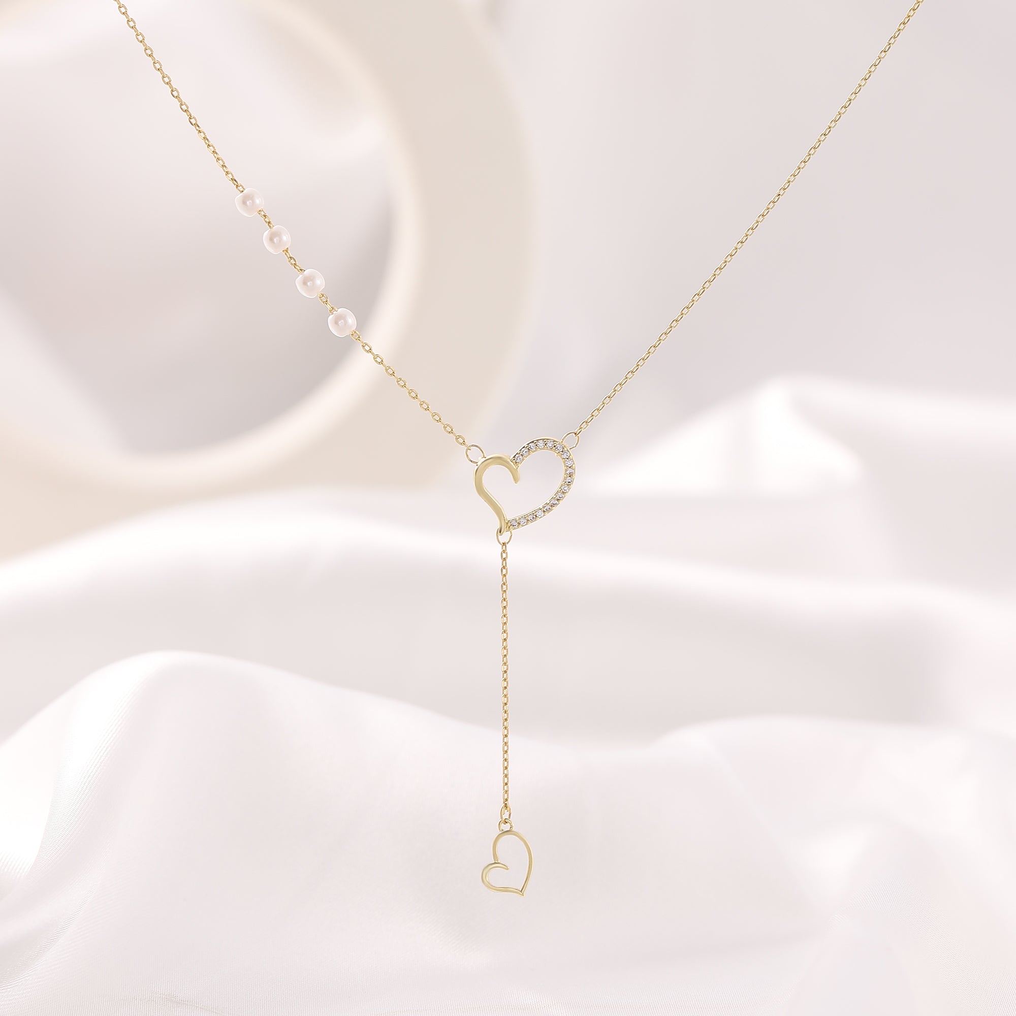   Round Imitation Pearl Necklace for Women-A Loves Gift