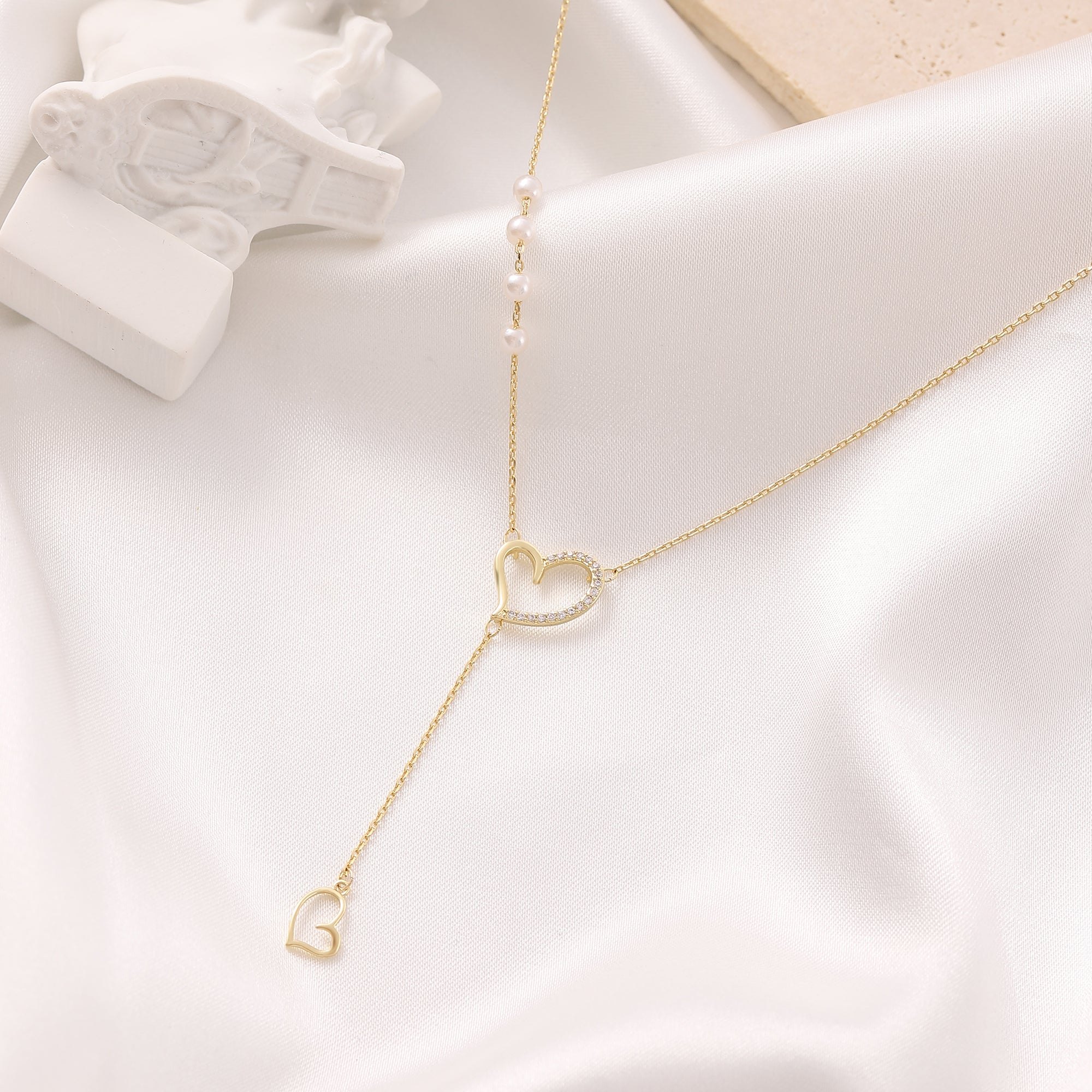   Round Imitation Pearl Necklace for Women-A Loves Gift