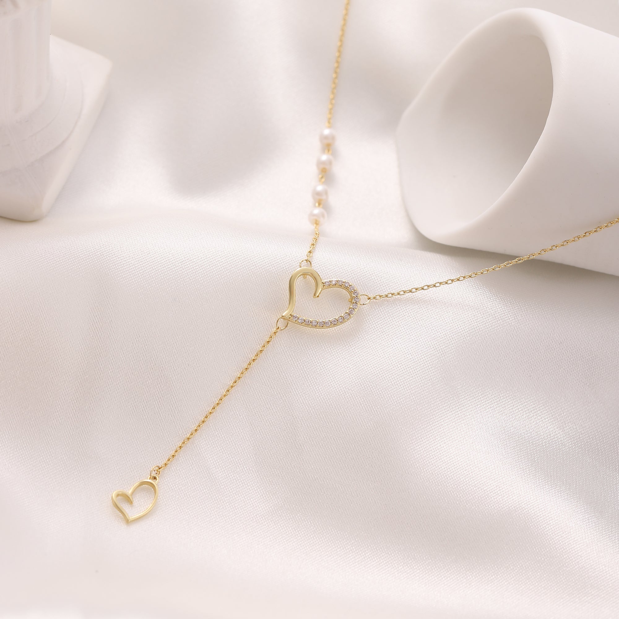   Round Imitation Pearl Necklace for Women-A Loves Gift